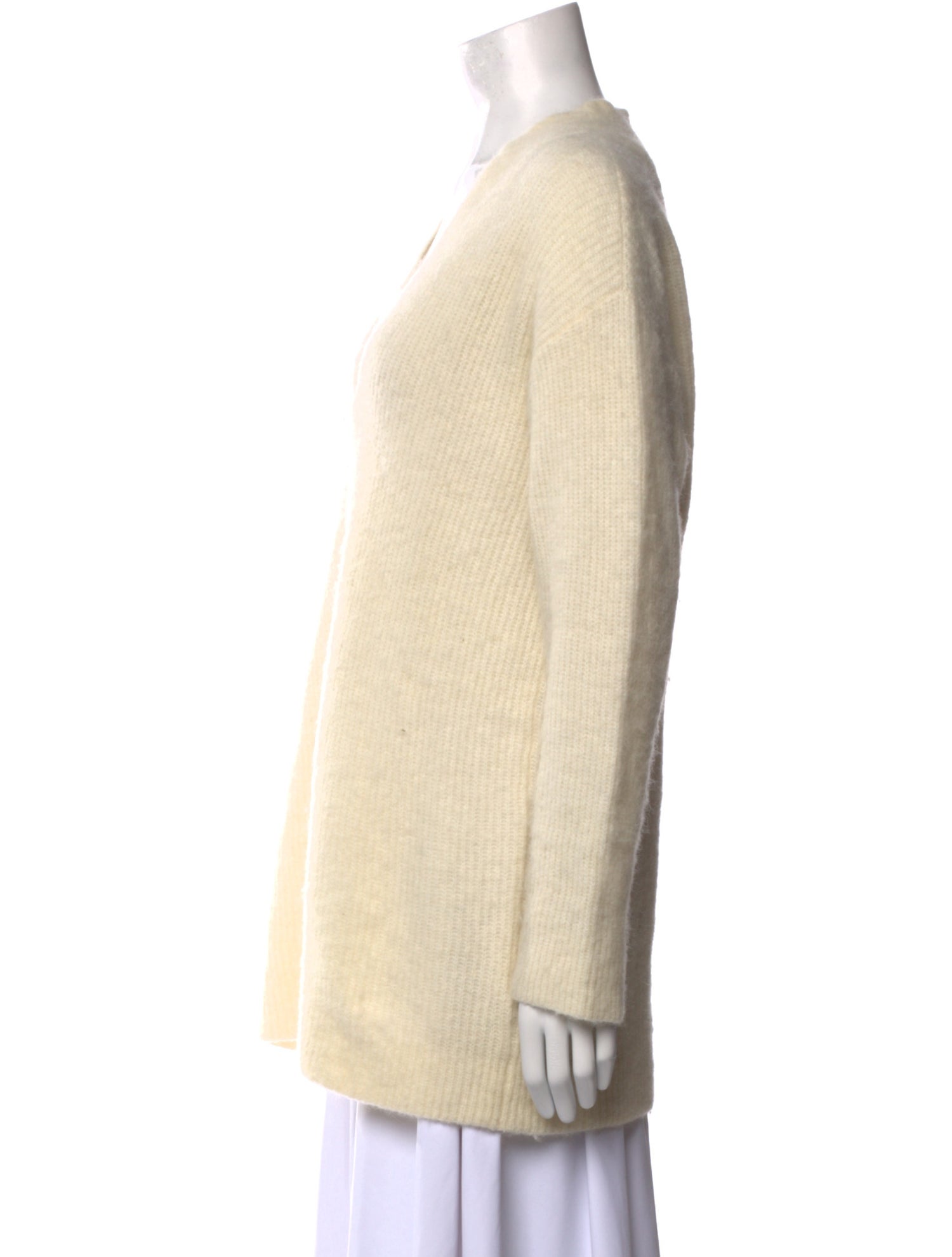 Ganni Alpaca V-Neck Sweater