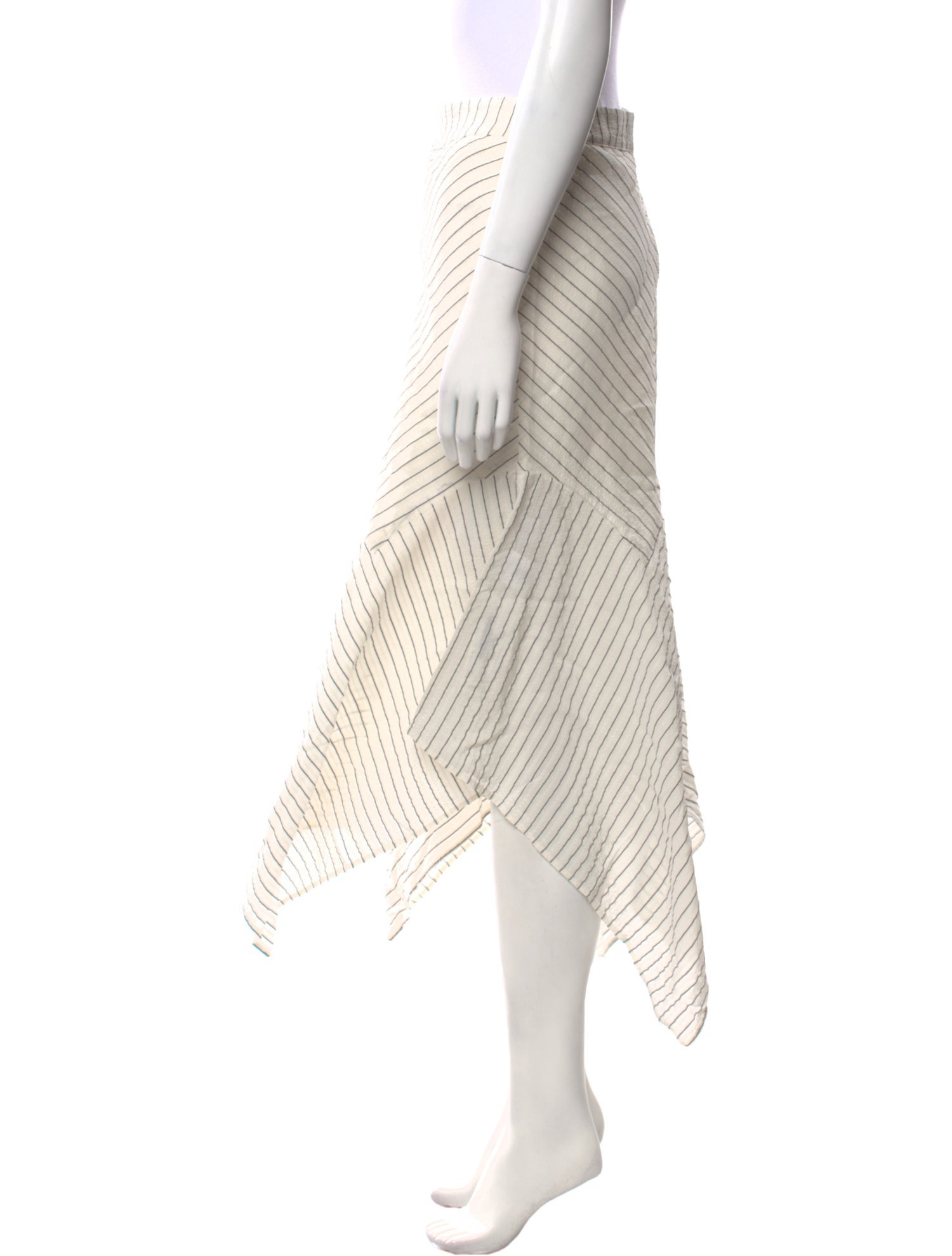 Ganni Silk Midi Length Skirt