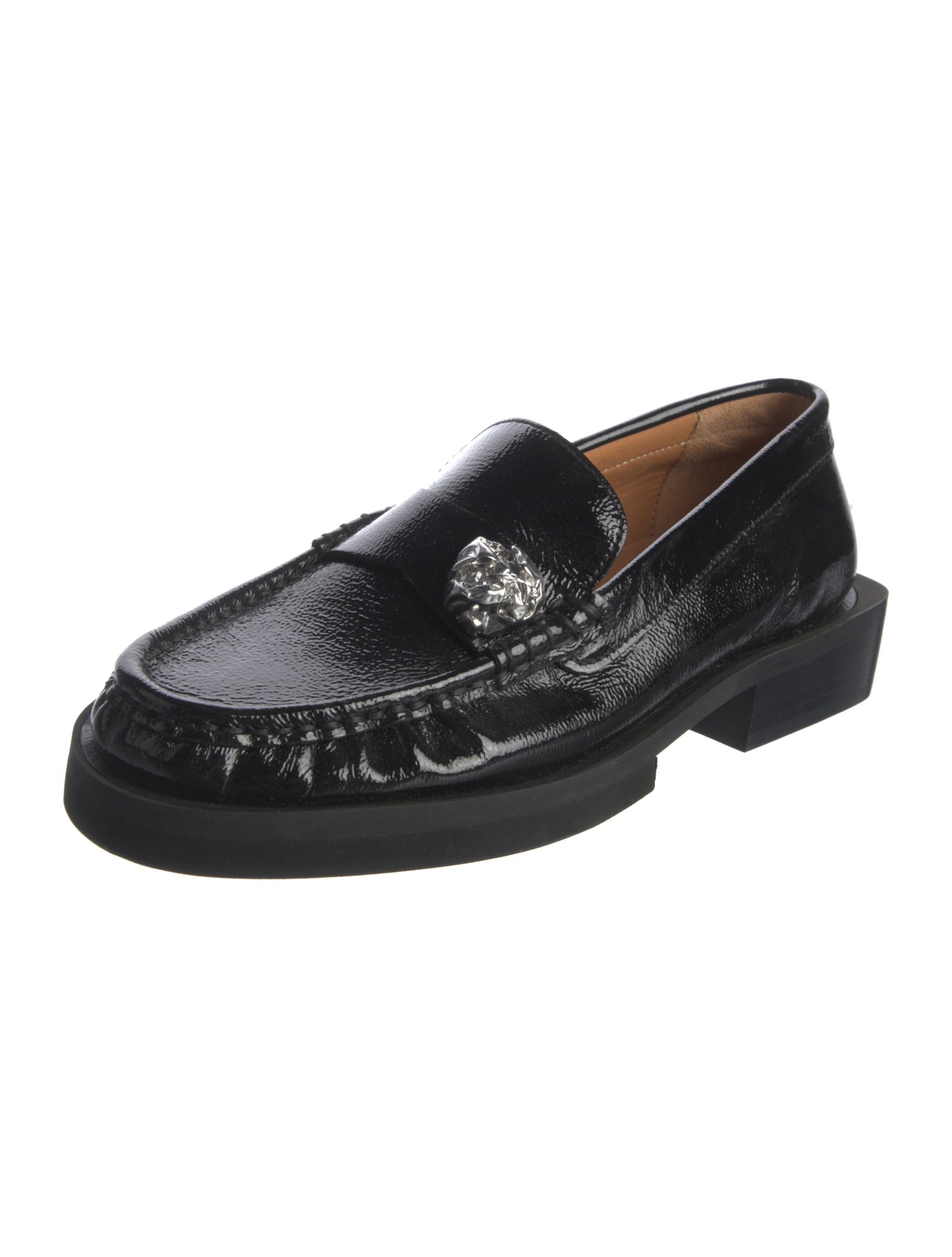 Ganni Patent Leather Loafers