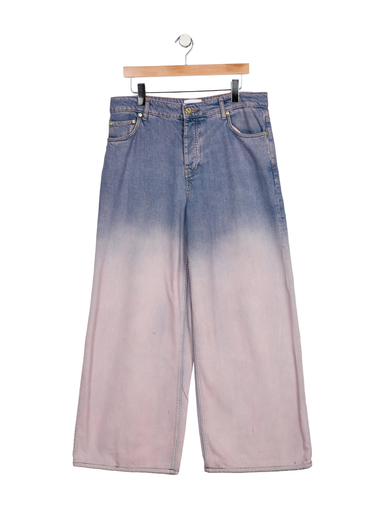 Ganni High-Rise Wide Leg Jeans