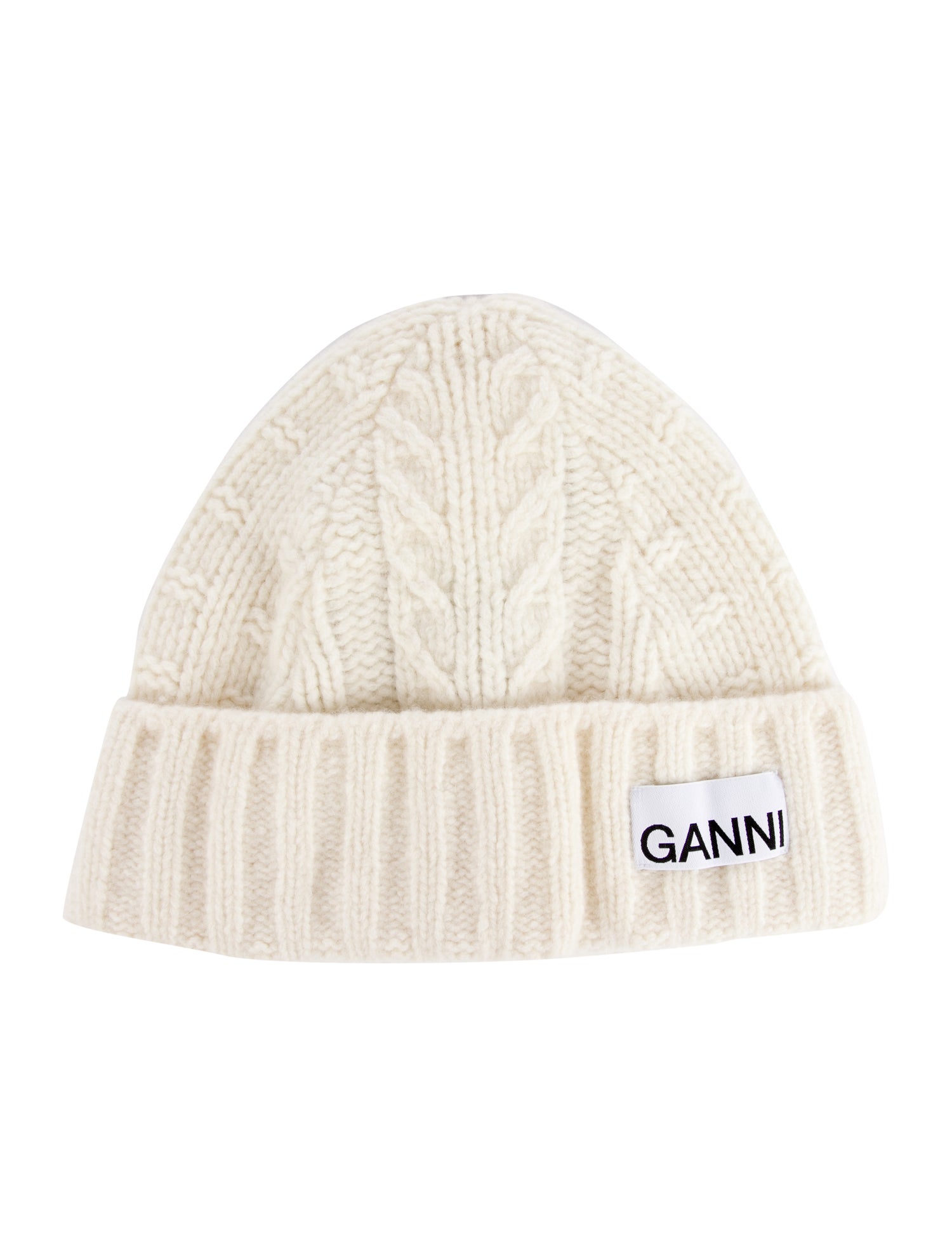 Ganni Wool Knit Beanie