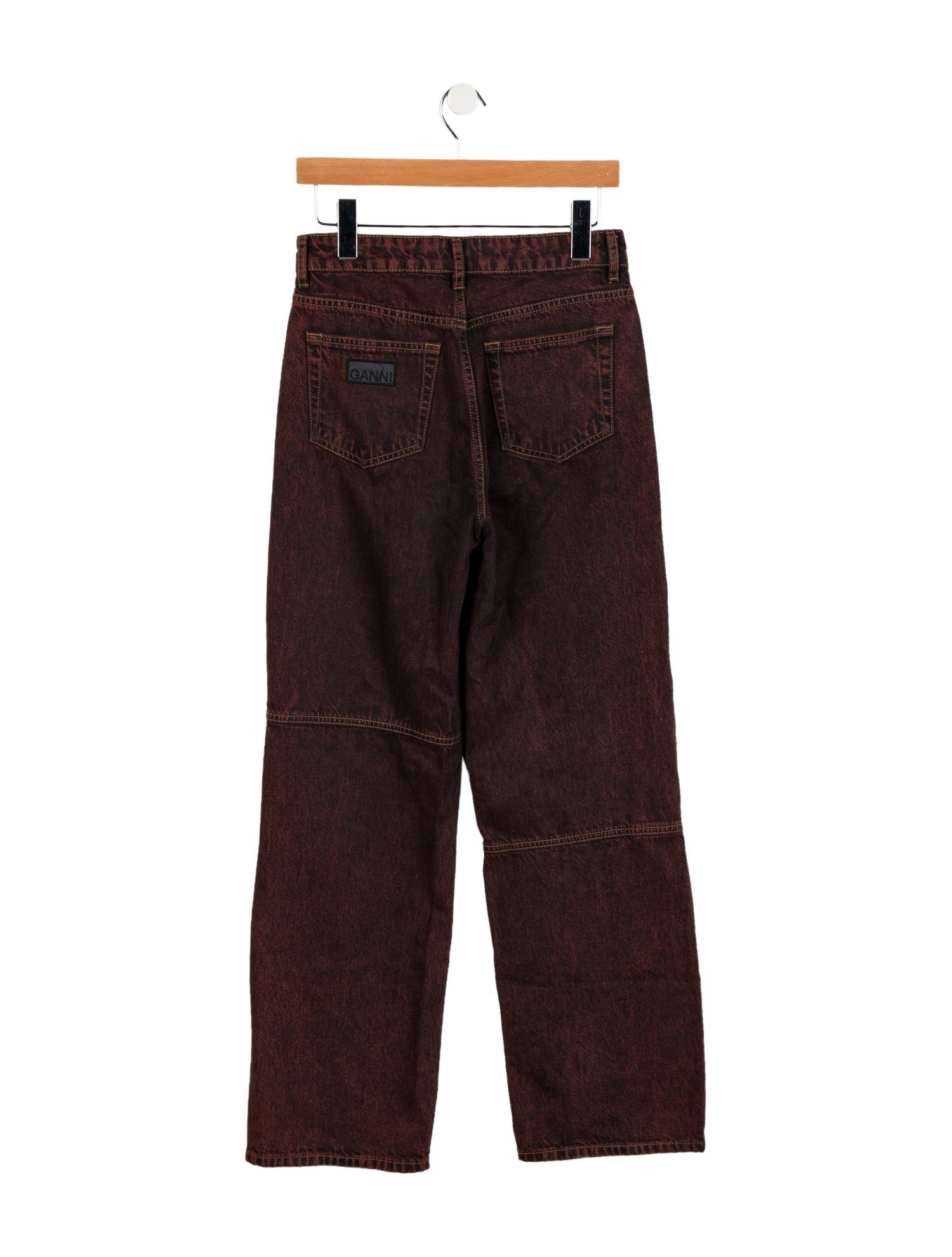 Ganni High-Rise Wide Leg Jeans