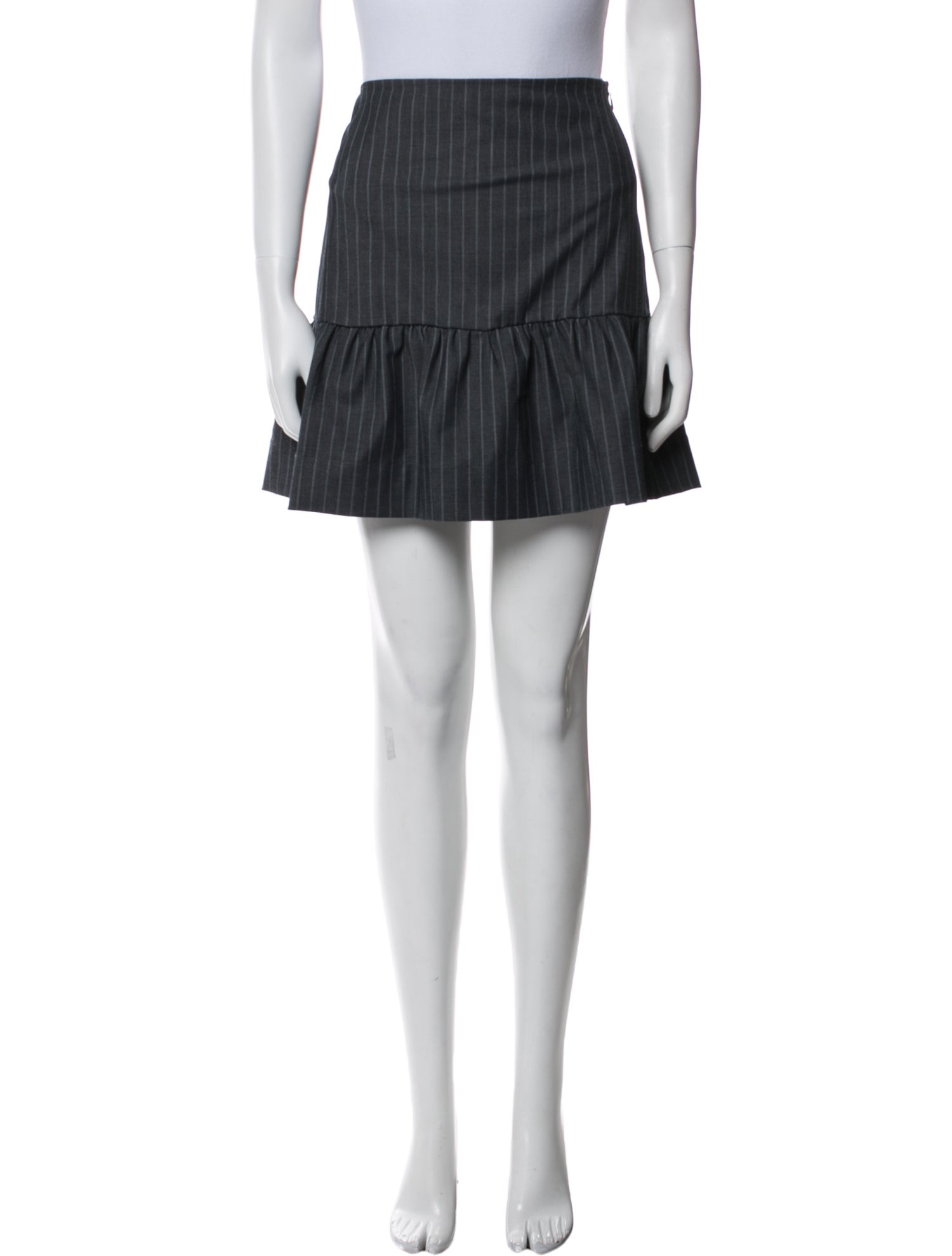 Ganni Striped Mini Skirt