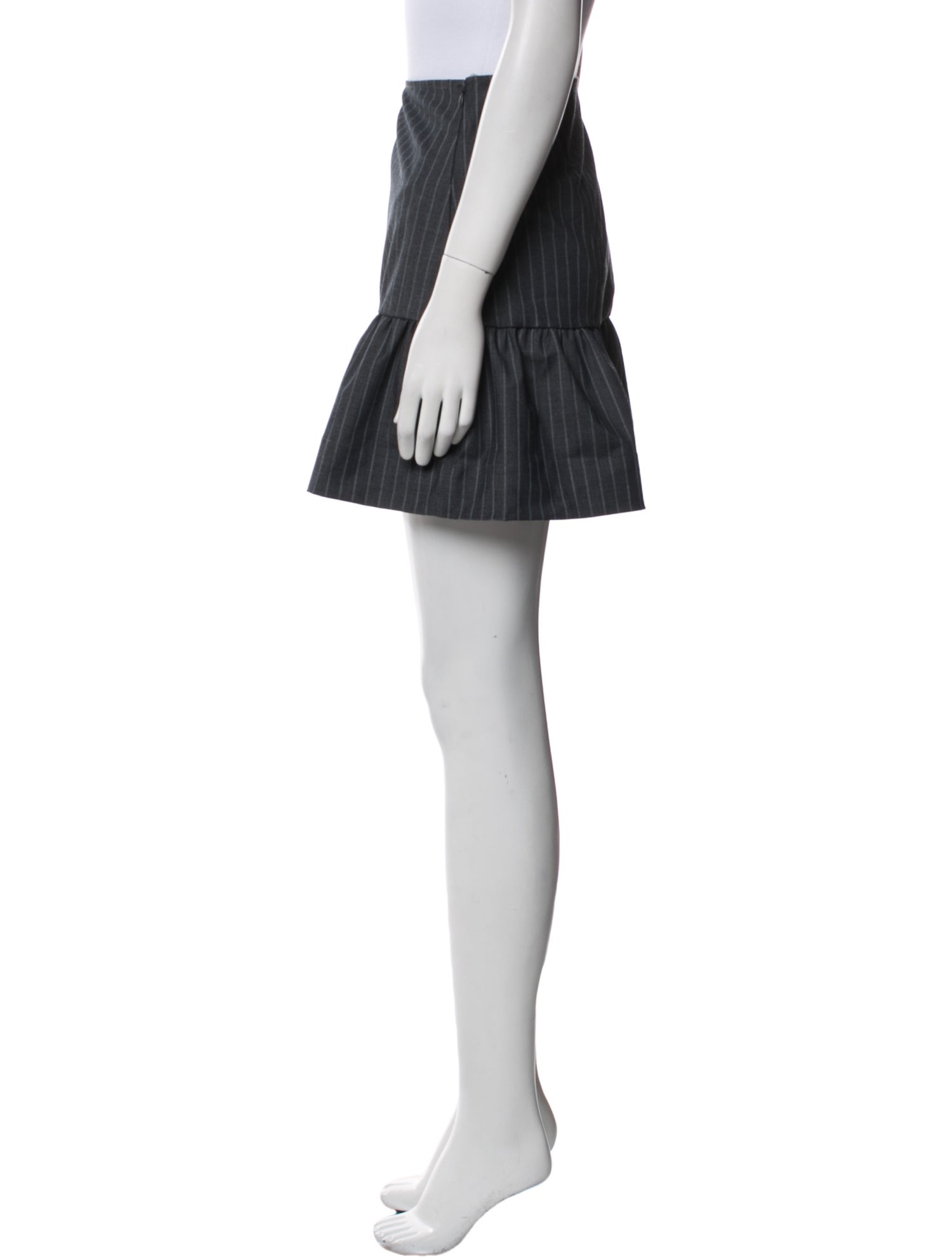 Ganni Striped Mini Skirt