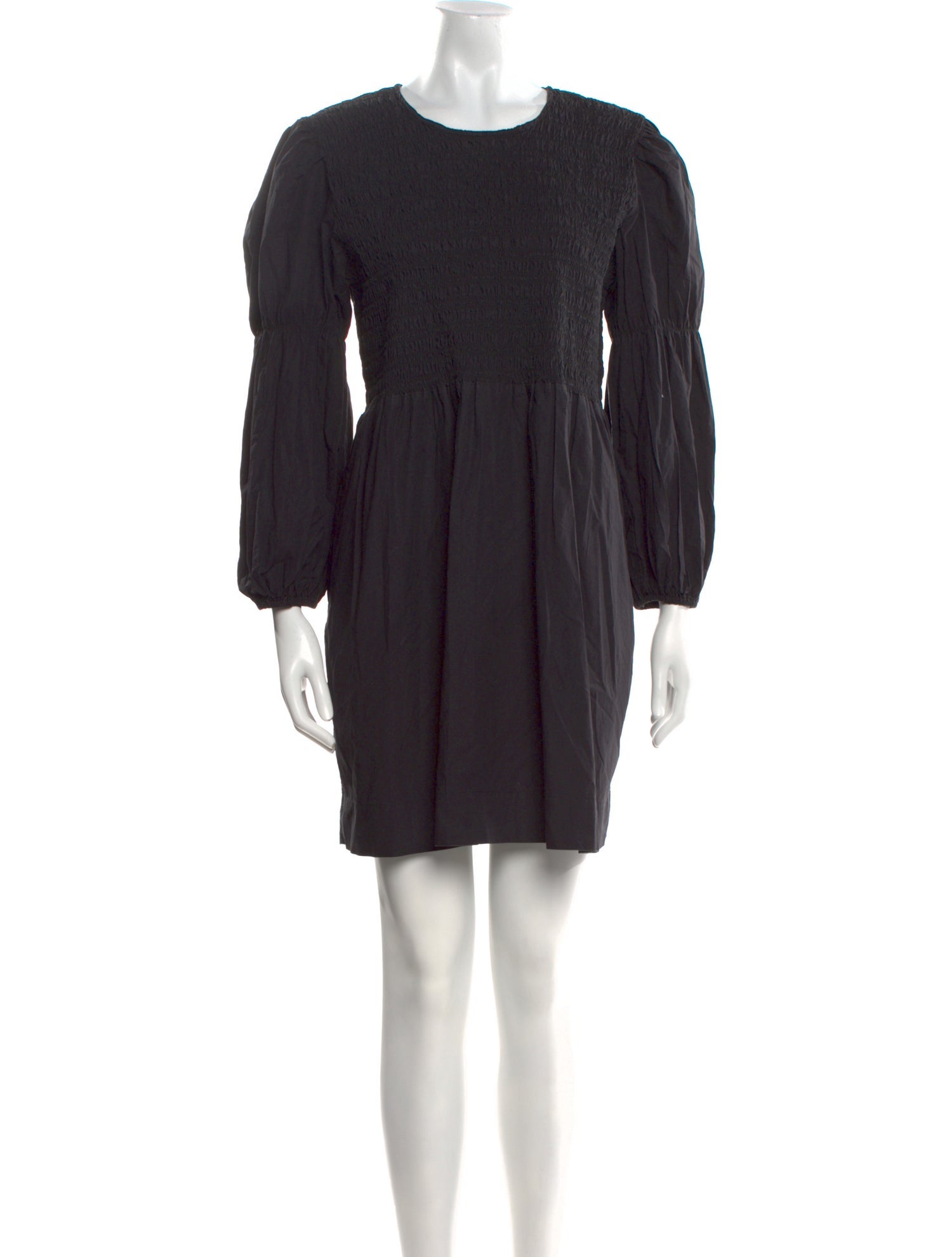 Ganni Crew Neck Mini Dress