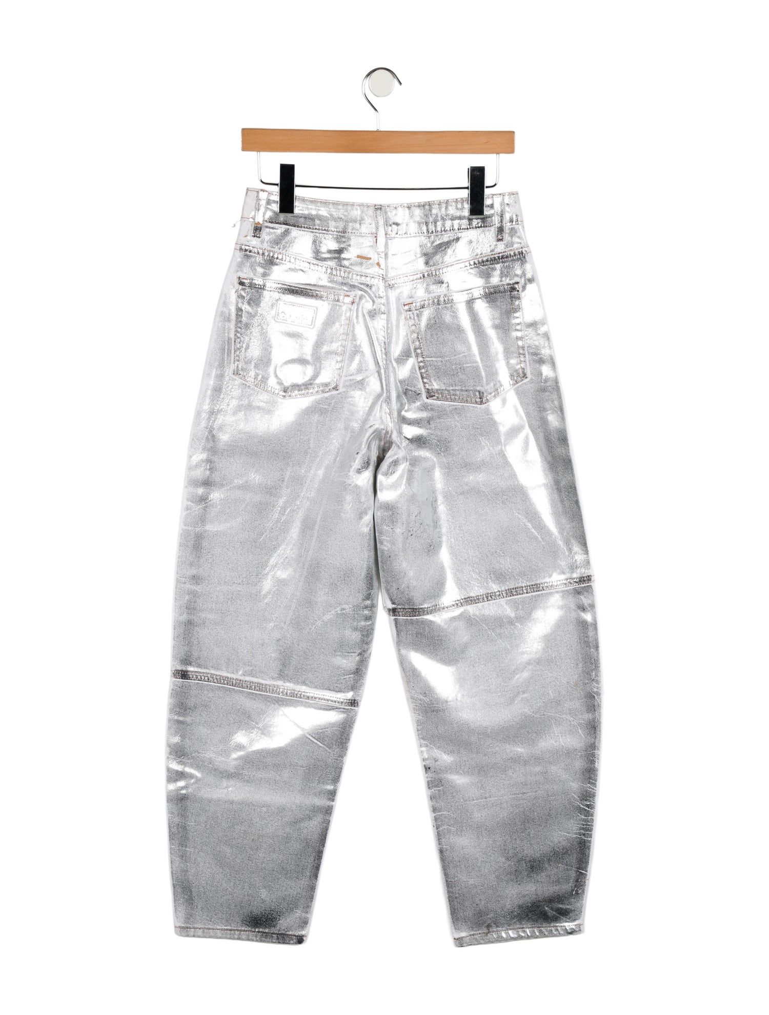 Ganni High-Rise Straight Leg Jeans