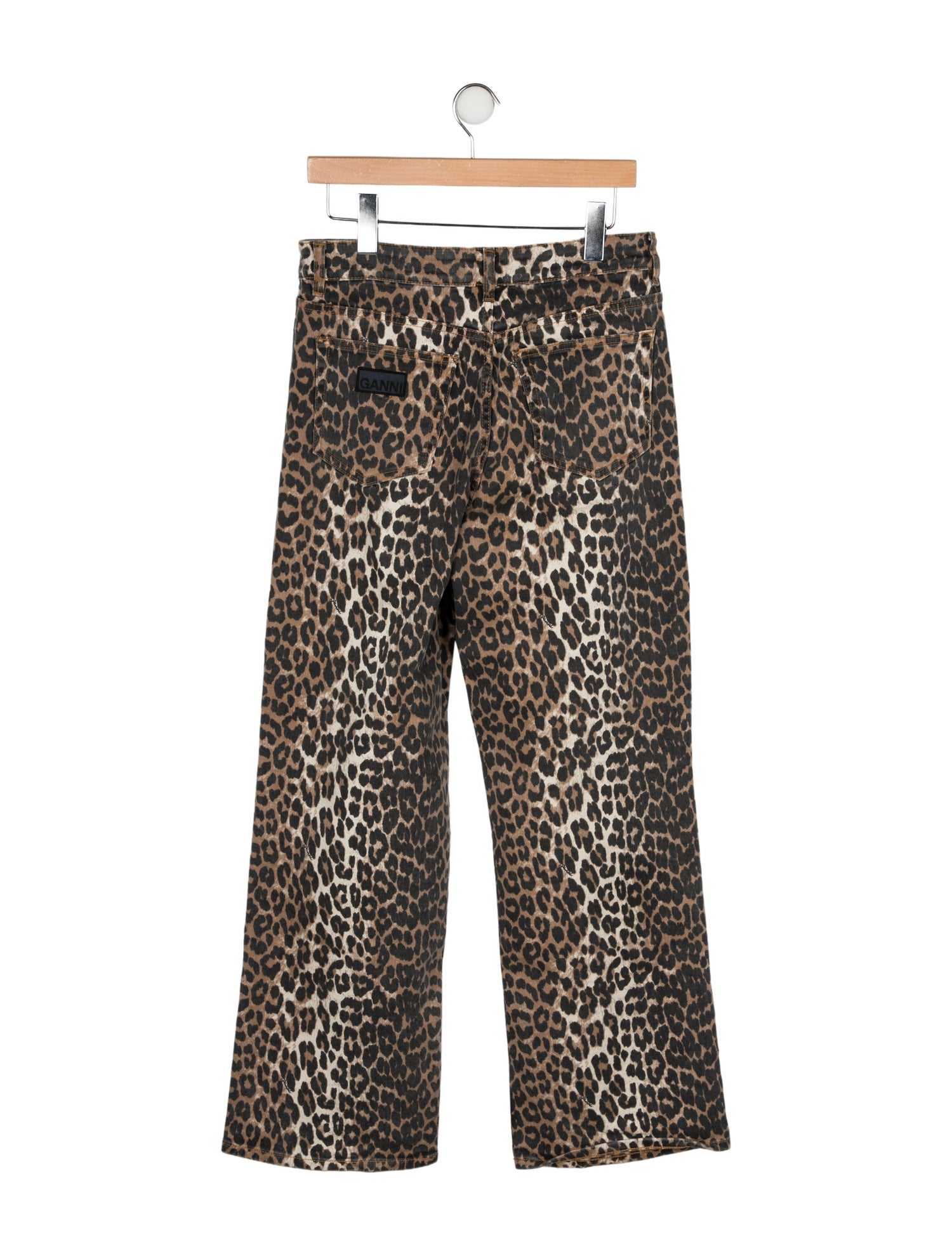 Ganni High-Rise Wide Leg Jeans