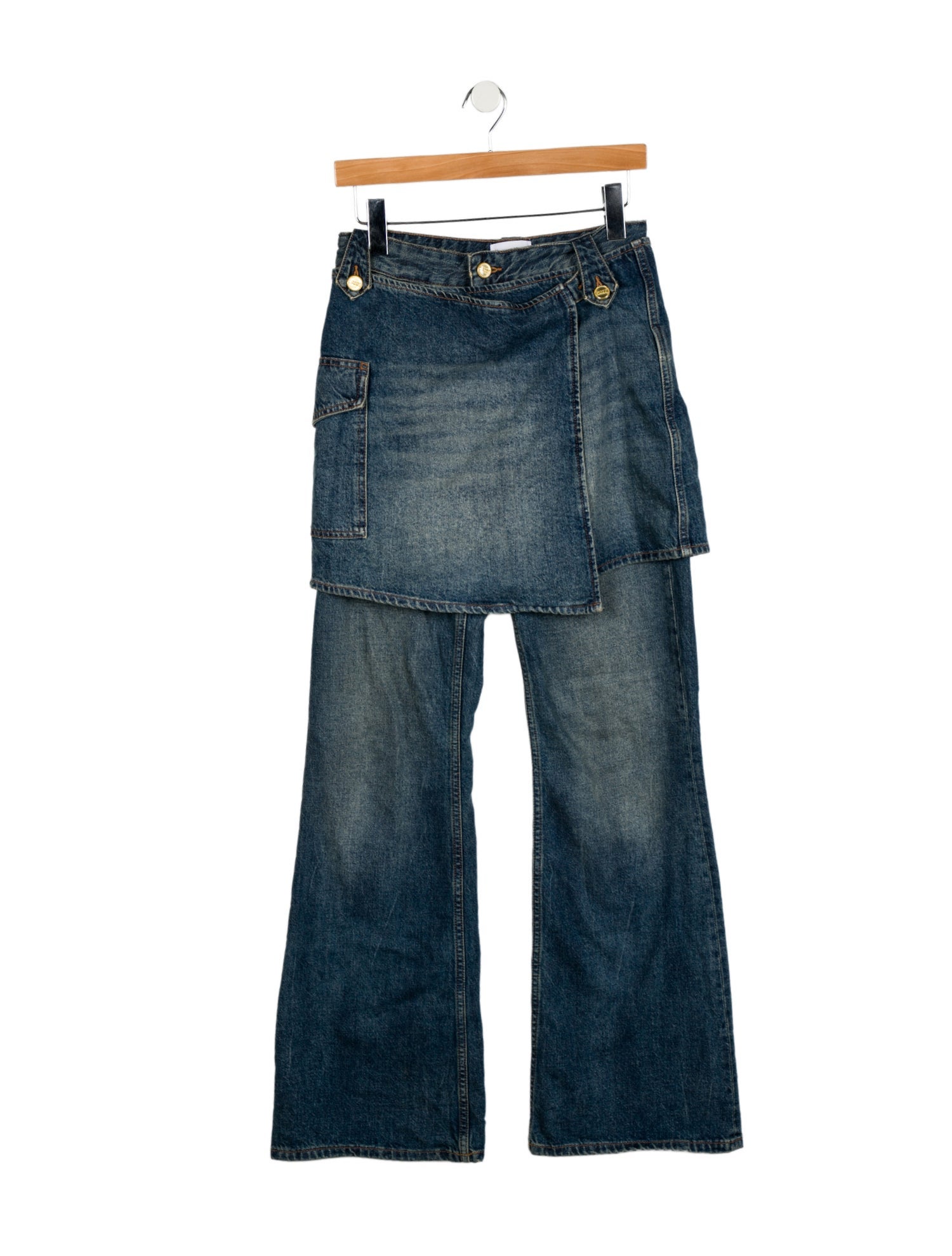 Ganni High-Rise Wide Leg Jeans