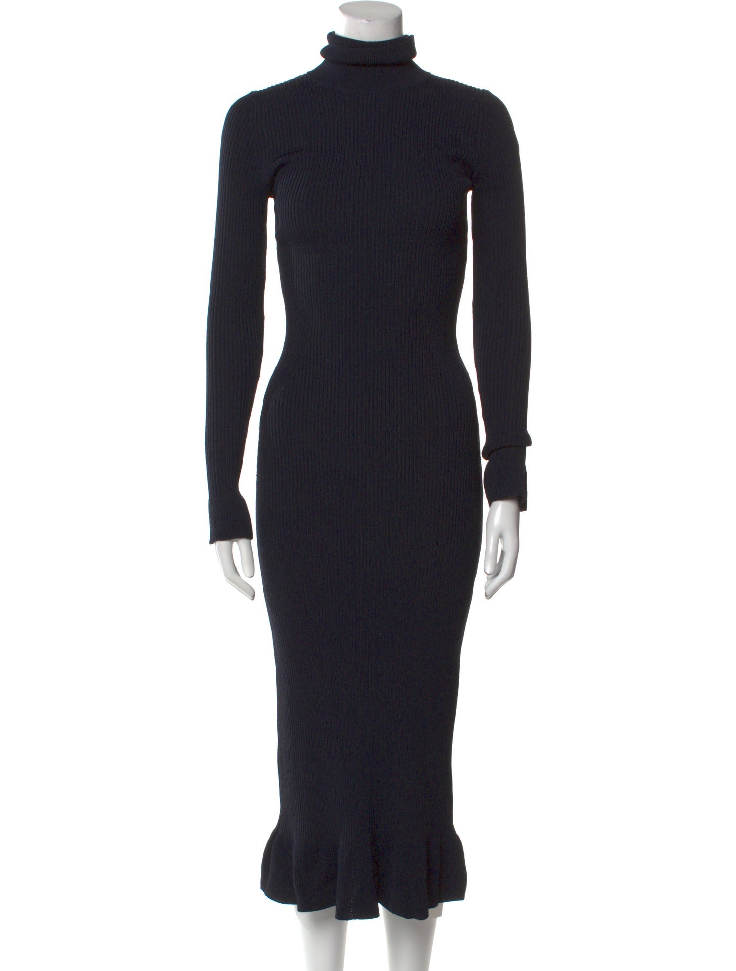 Ganni Turtleneck Long Dress