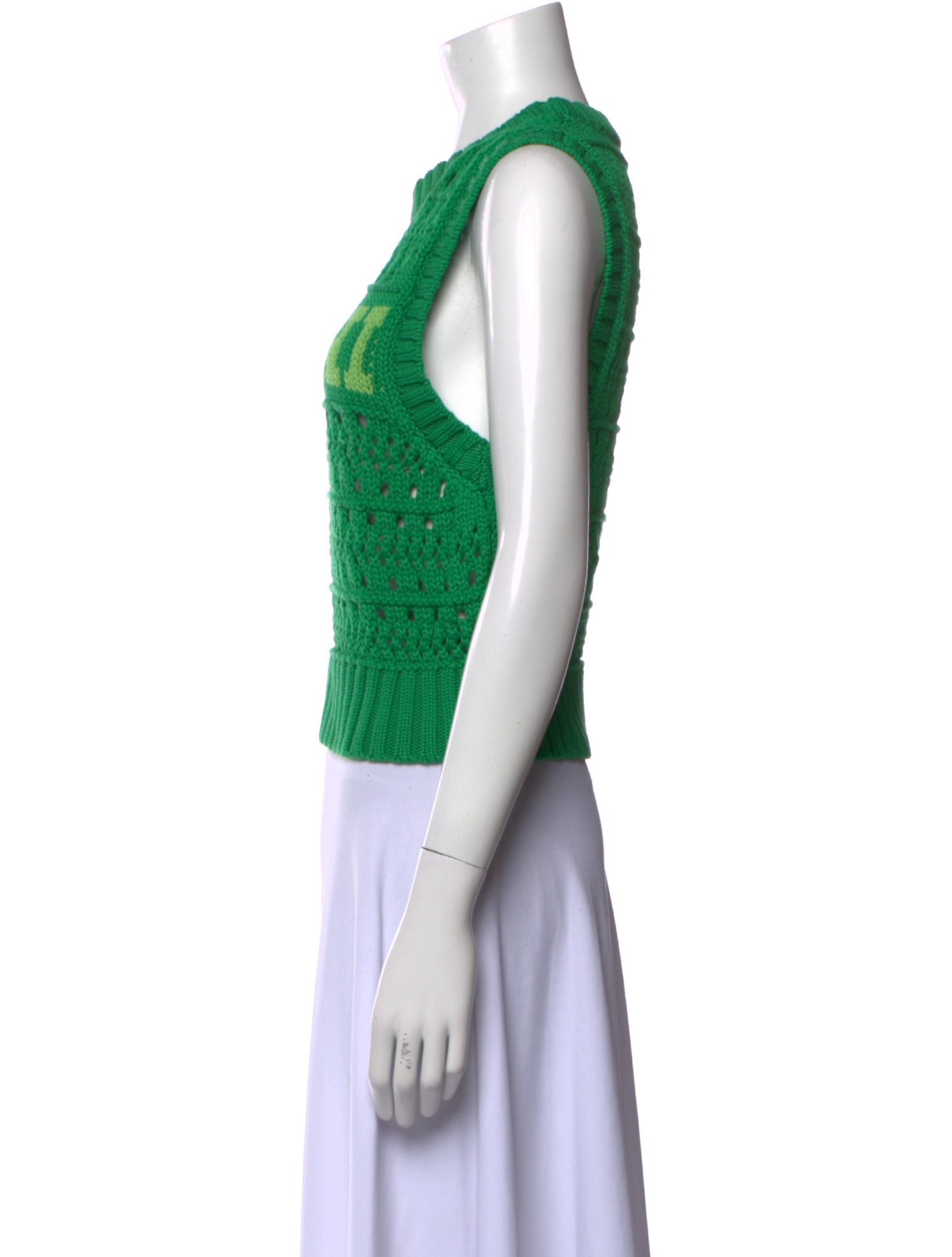 Ganni Printed Crew Neck Sweater