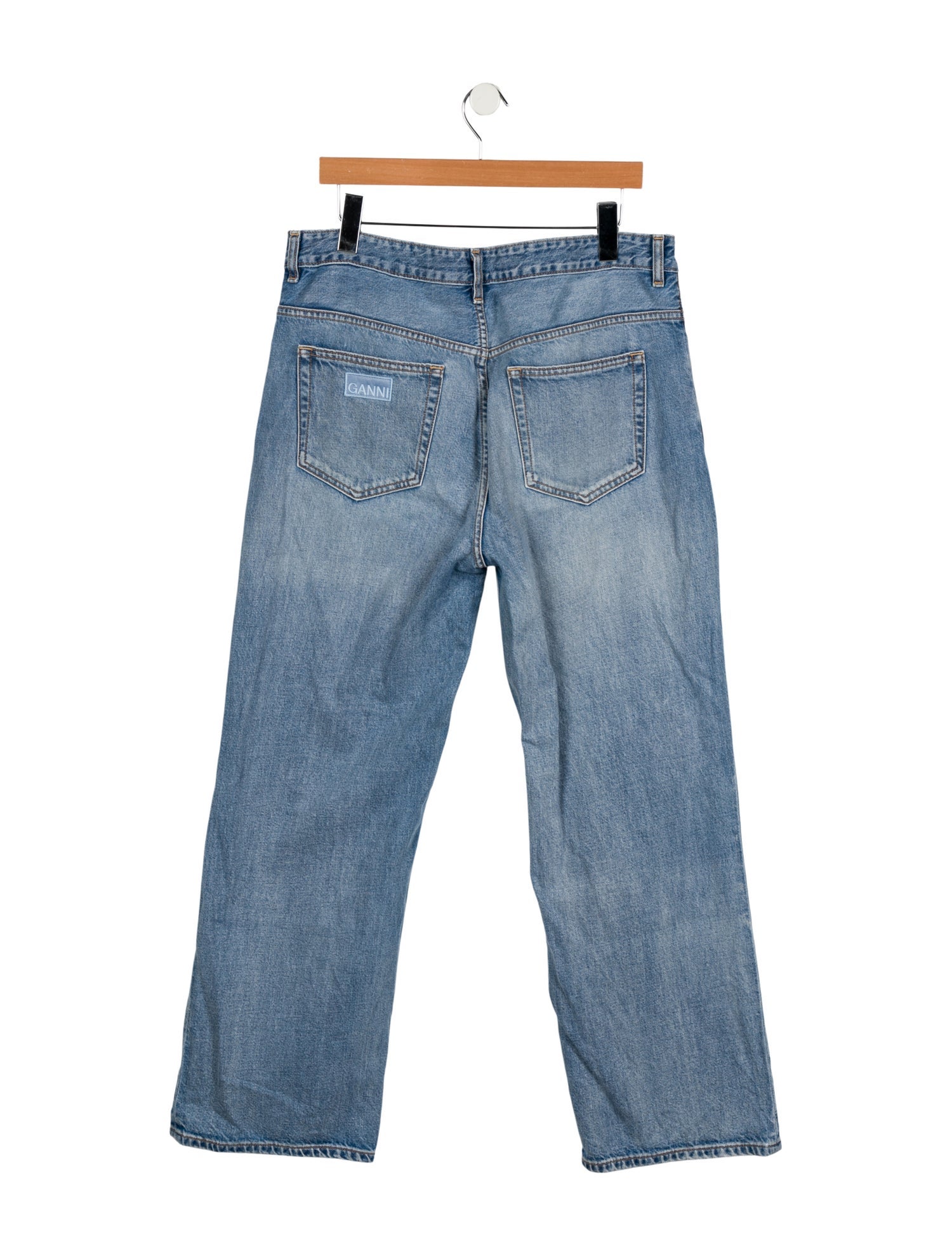 Ganni High-Rise Wide Leg Jeans