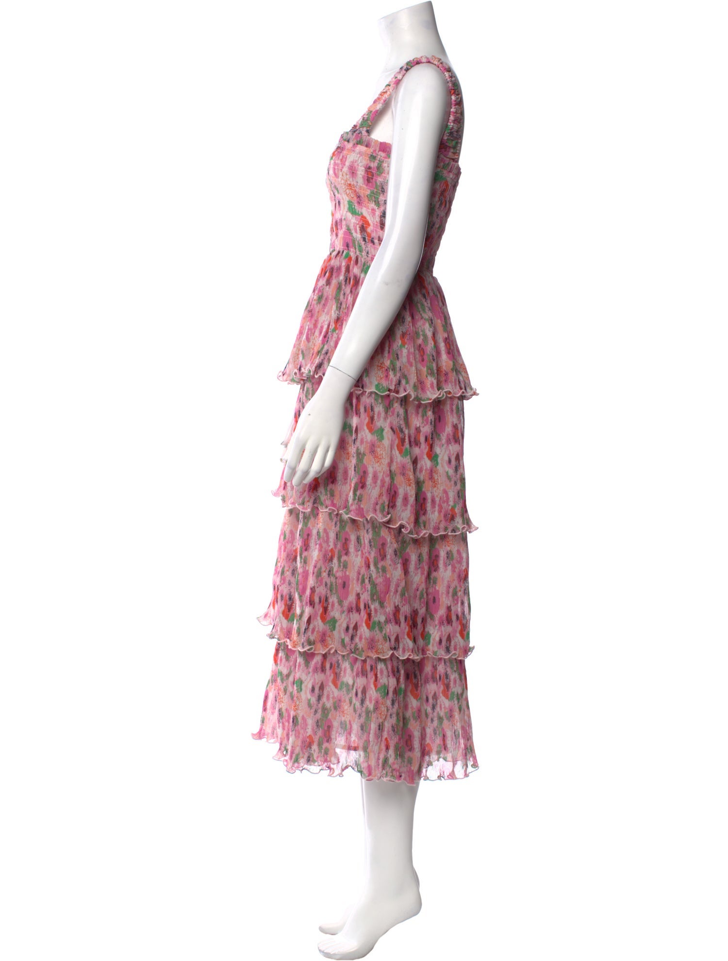 Ganni Printed Long Dress