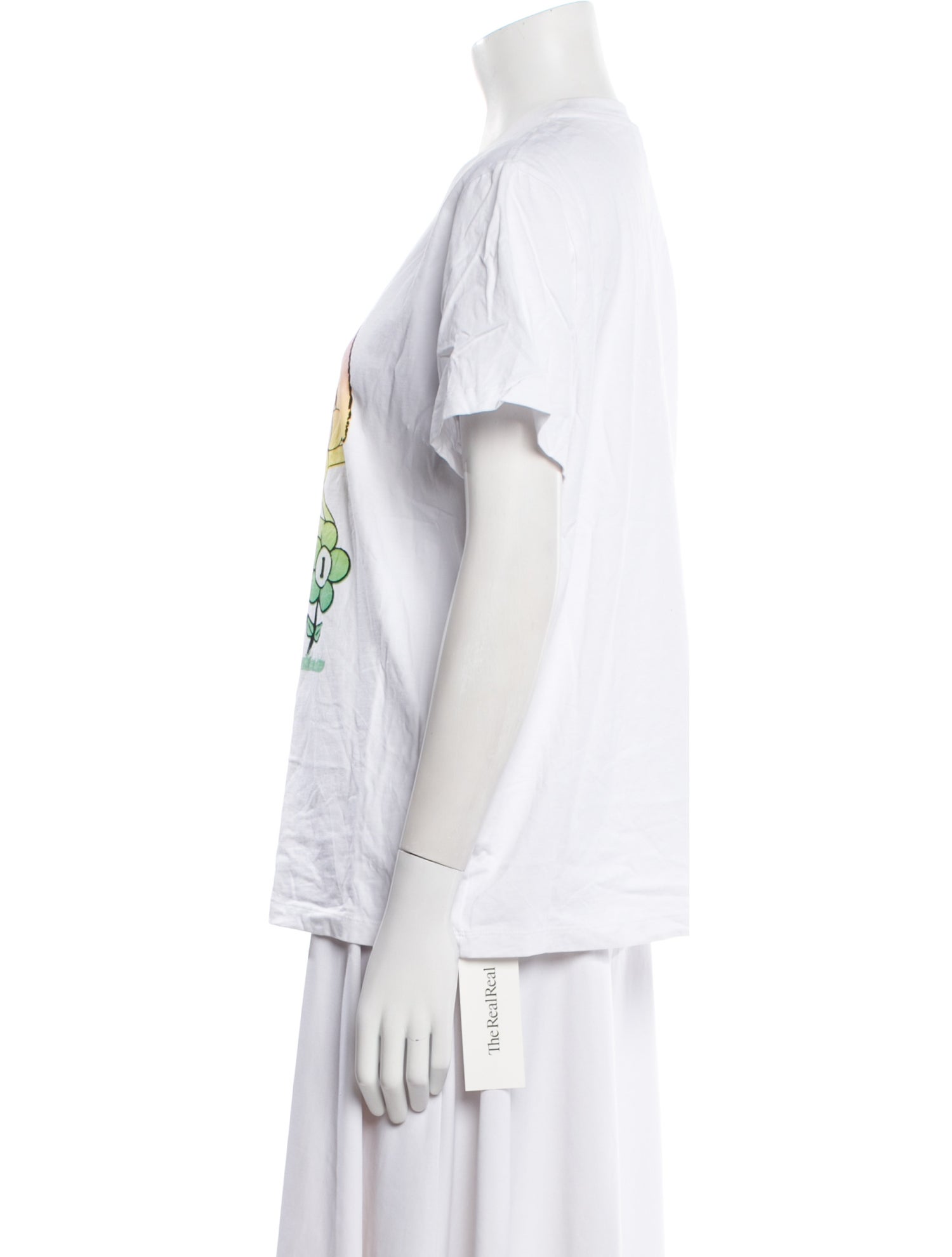 Ganni Graphic Print Crew Neck T-Shirt