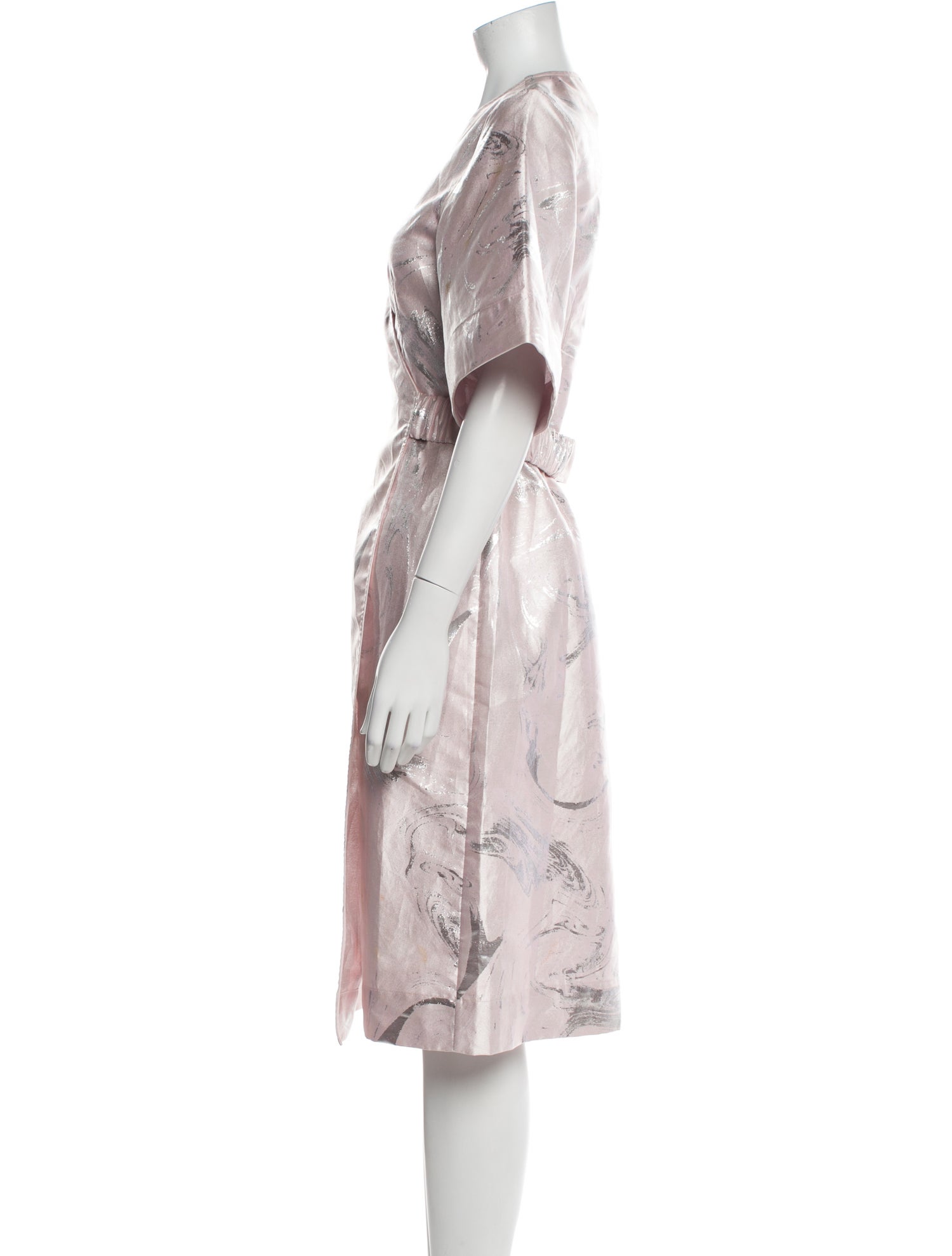 Ganni Printed Midi Length Dress