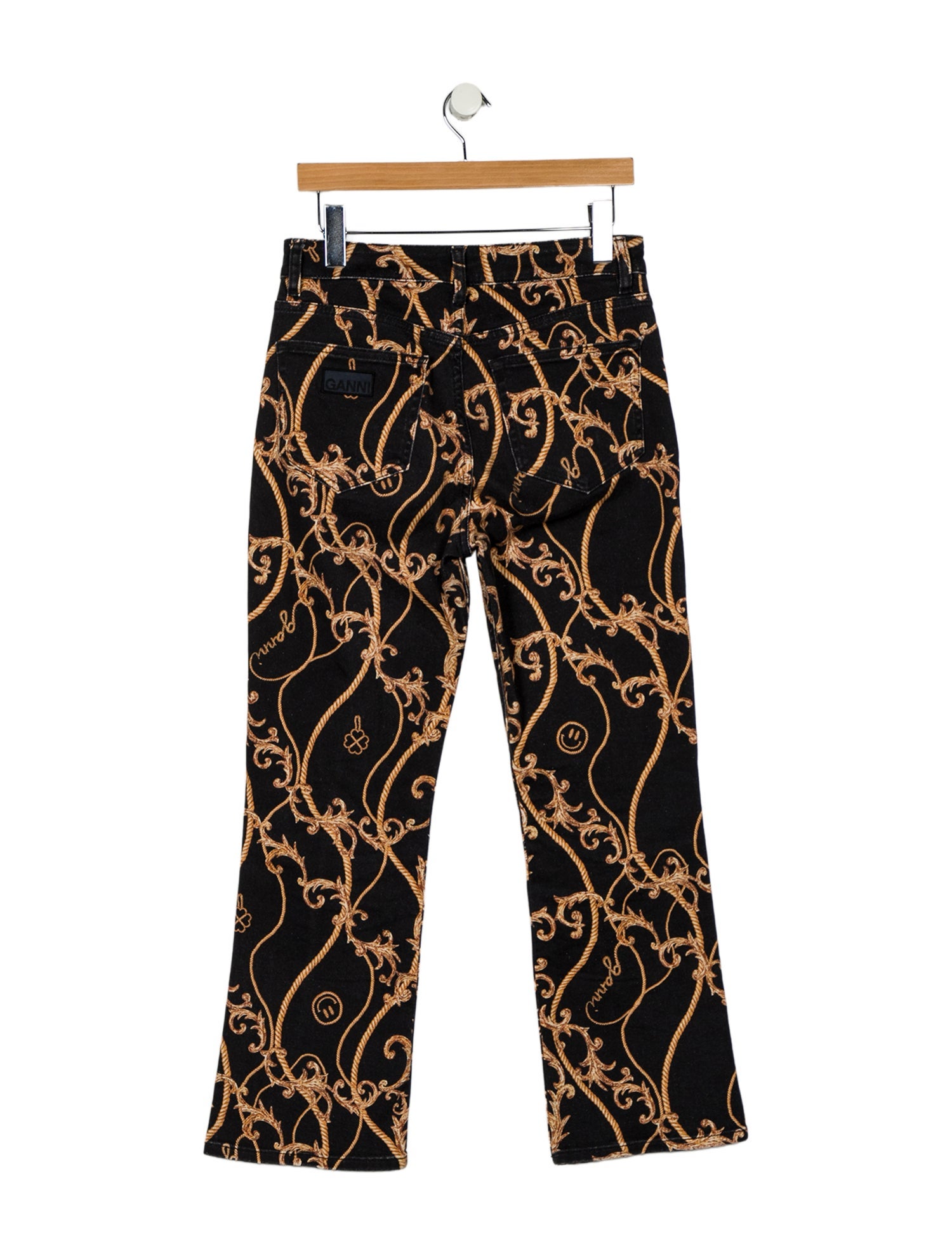 Ganni High-Rise Wide Leg Jeans