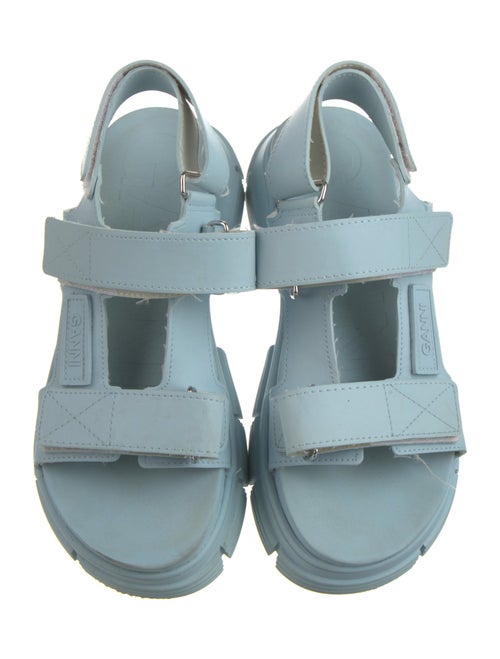 Ganni Rubber Slingback Sandals