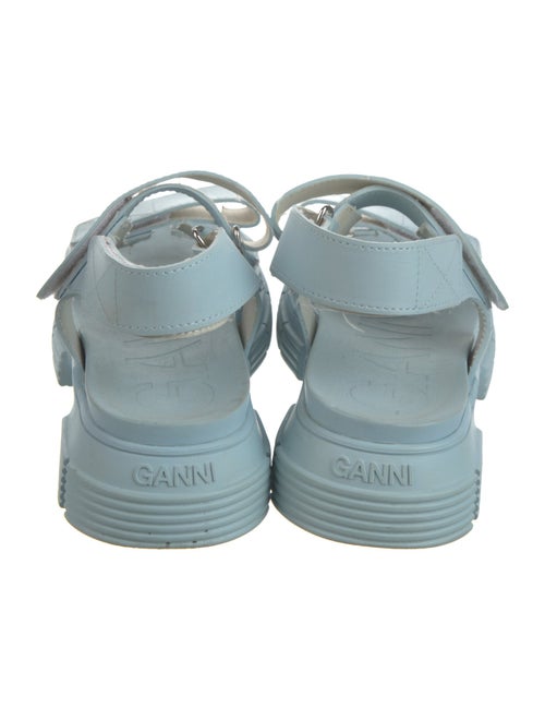 Ganni Rubber Slingback Sandals