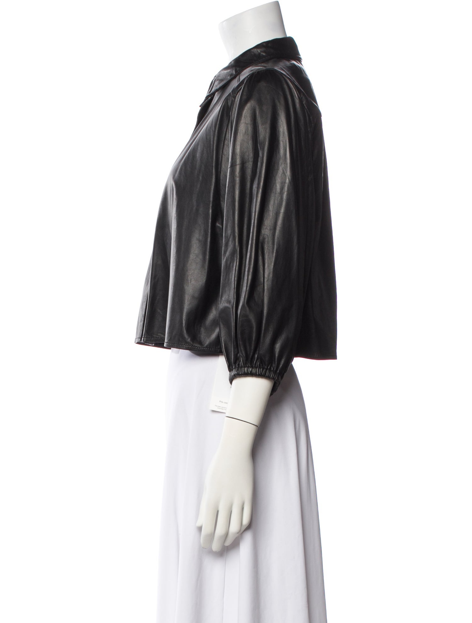 Ganni Leather Biker Jacket