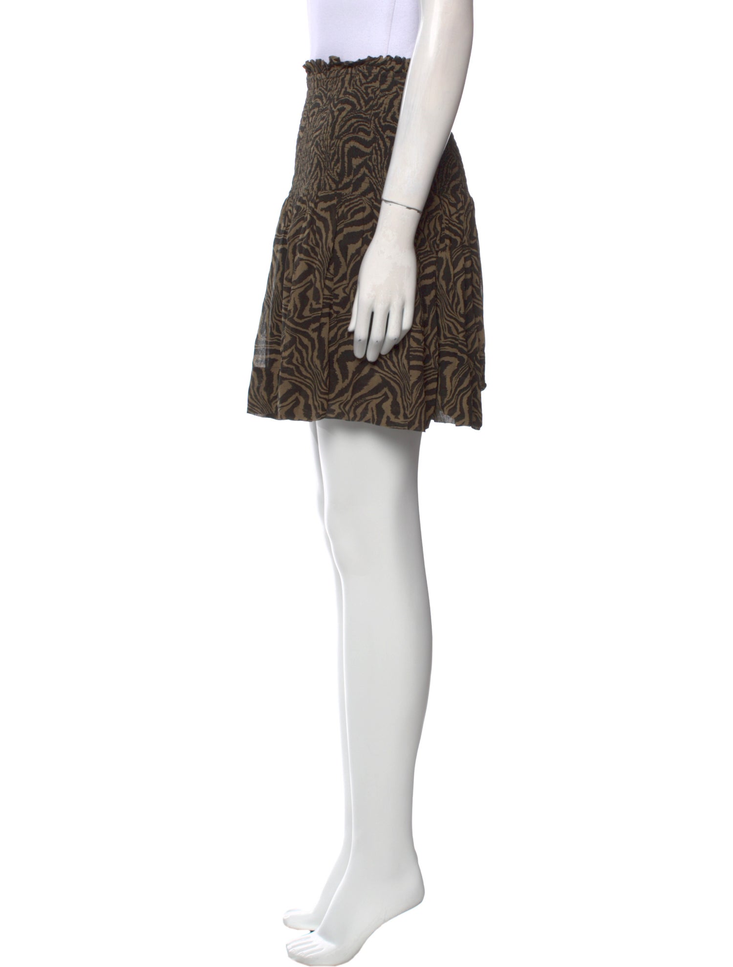 Ganni Printed Mini Skirt