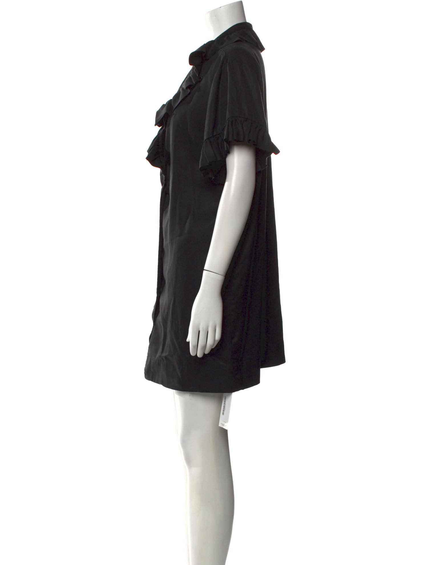 Ganni V-Neck Mini Dress