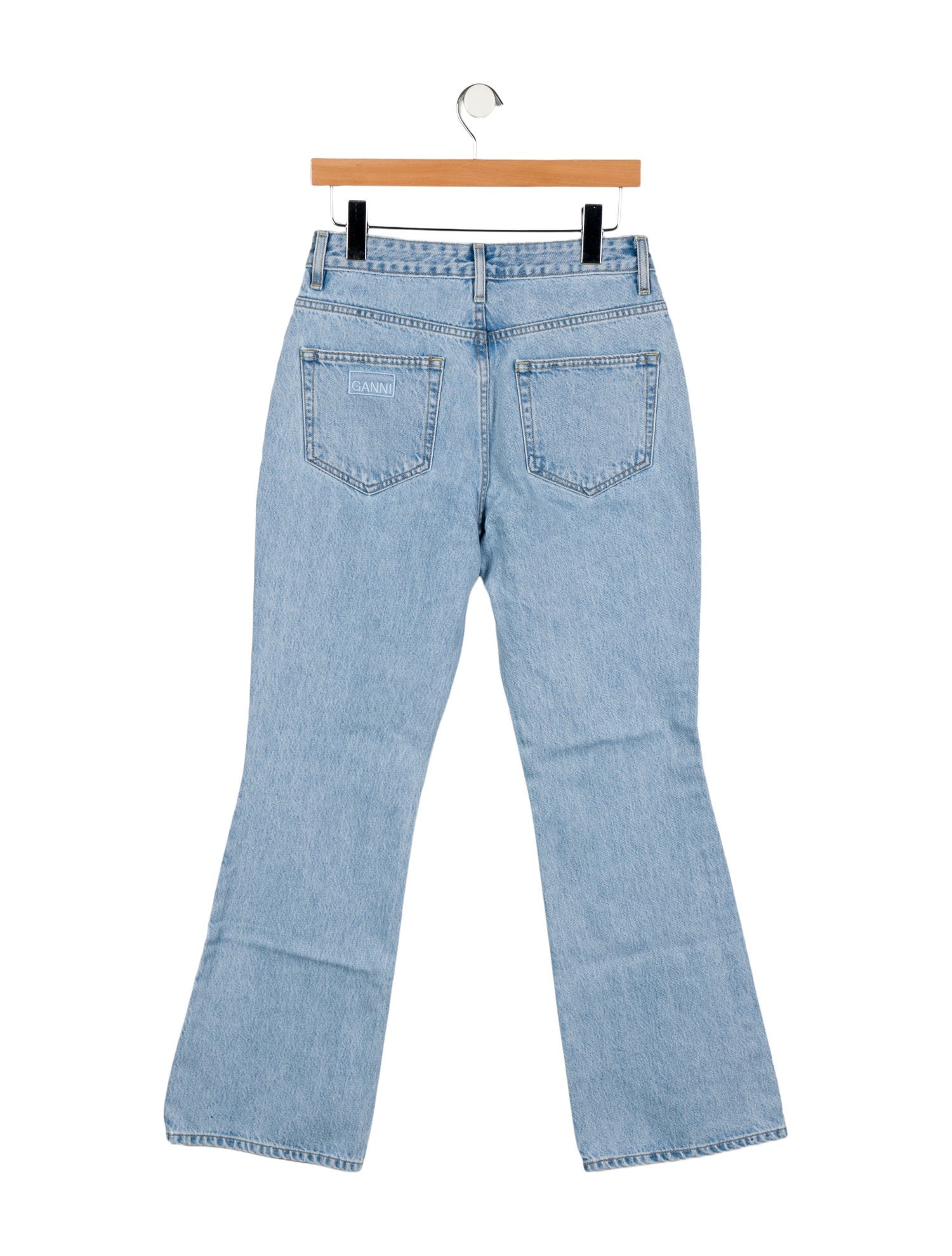 Ganni High-Rise Wide Leg Jeans