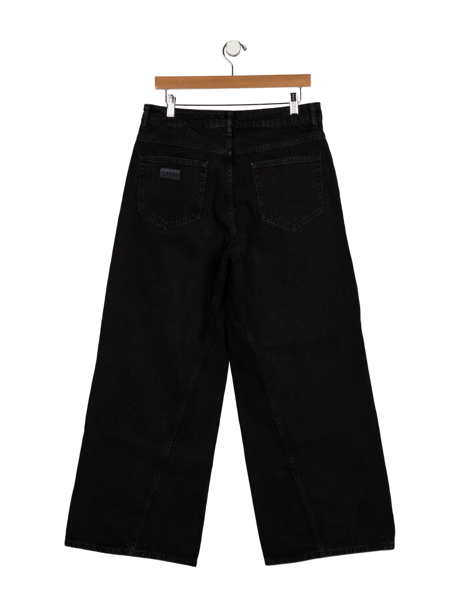 Ganni High-Rise Wide Leg Jeans