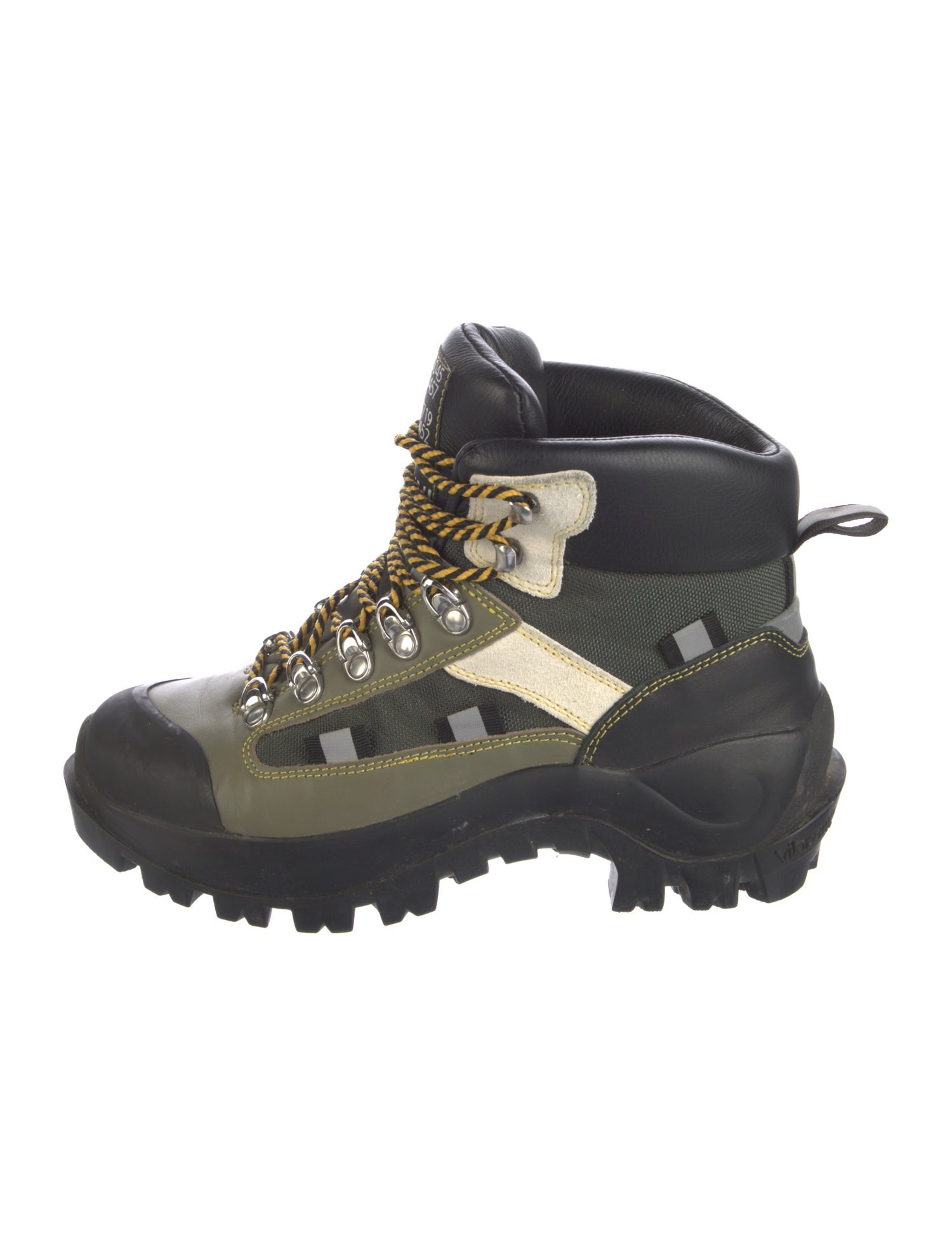 Ganni Leather Hiking Boots