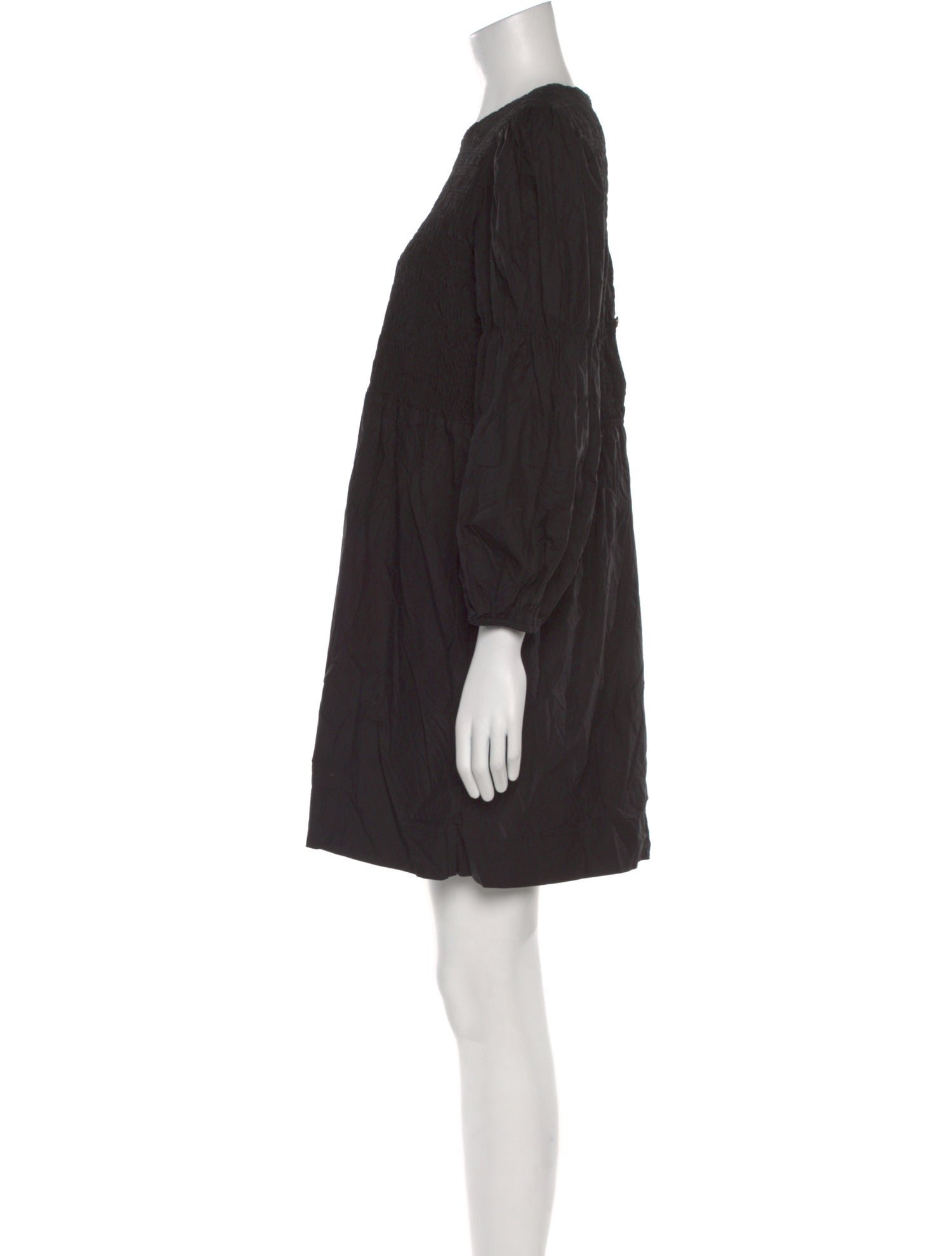 Ganni Crew Neck Mini Dress