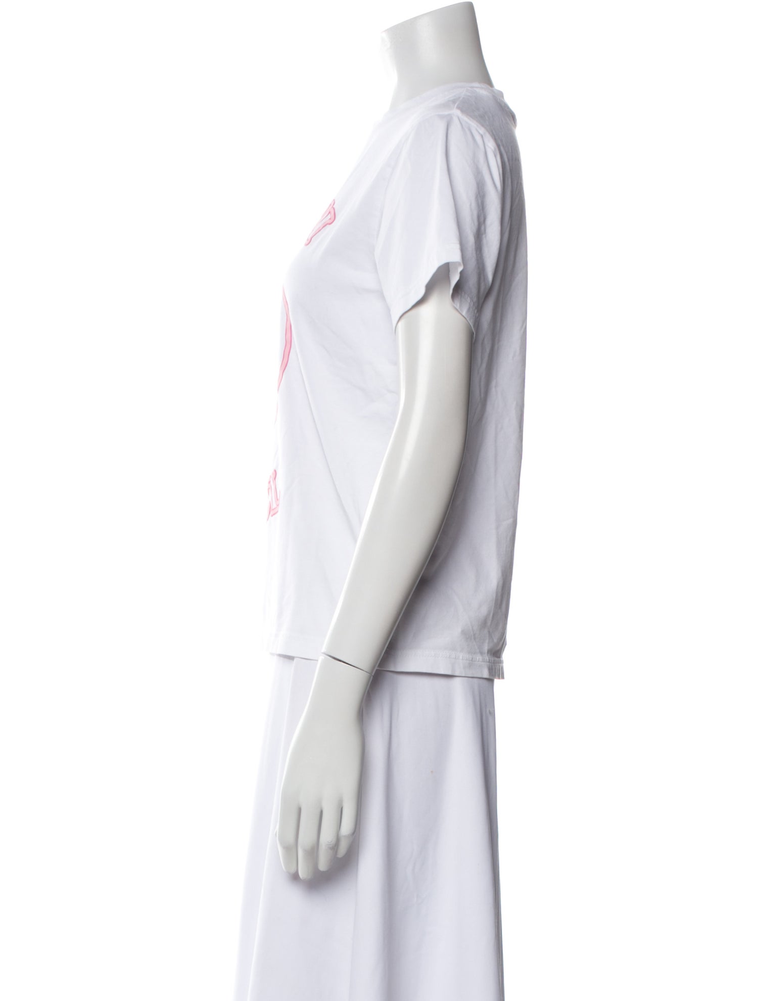 Ganni Graphic Print Crew Neck T-Shirt