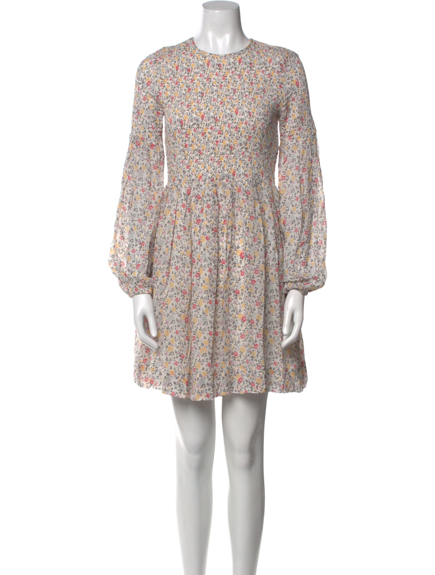 Ganni Floral Print Mini Dress w/ Tags