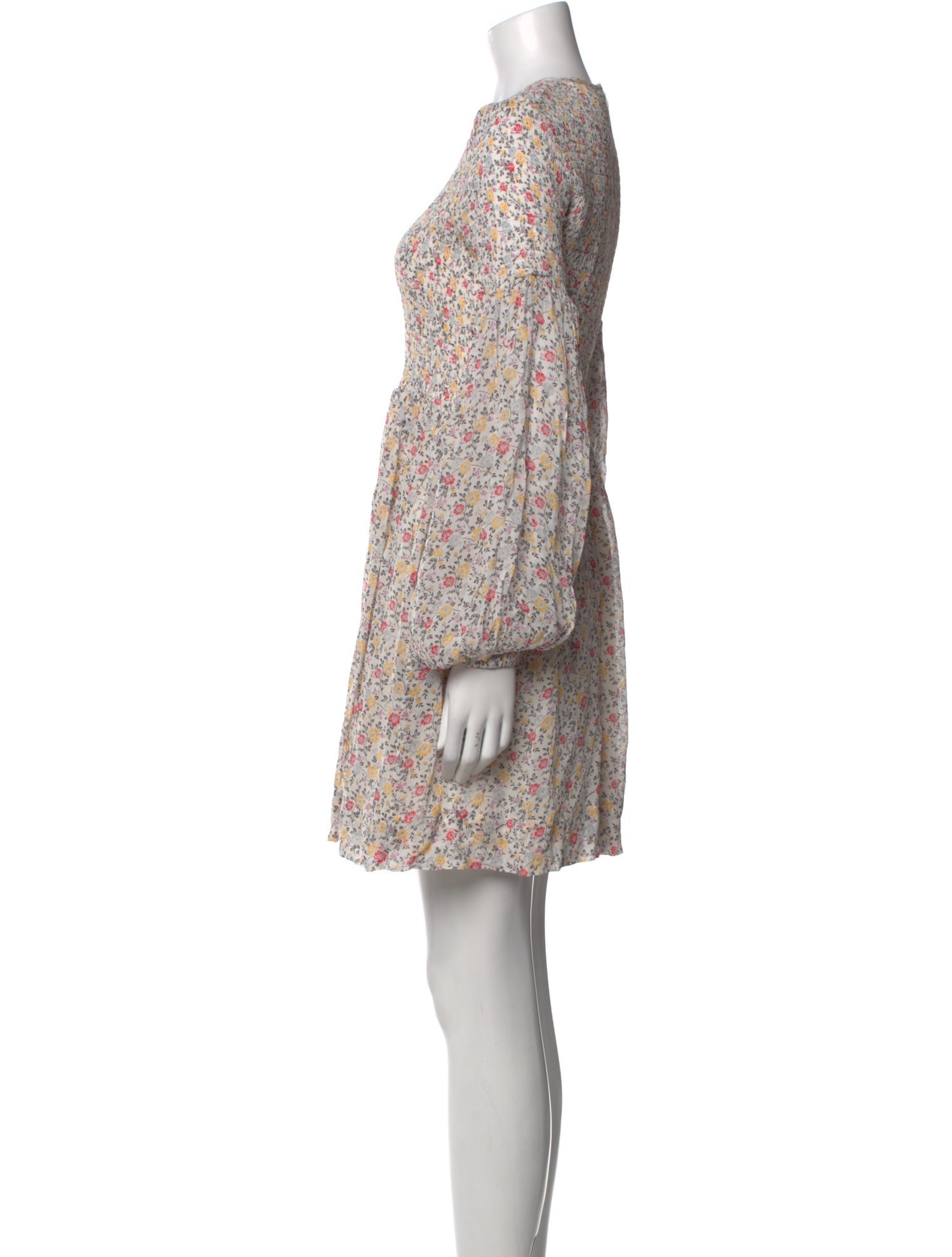 Ganni Floral Print Mini Dress w/ Tags