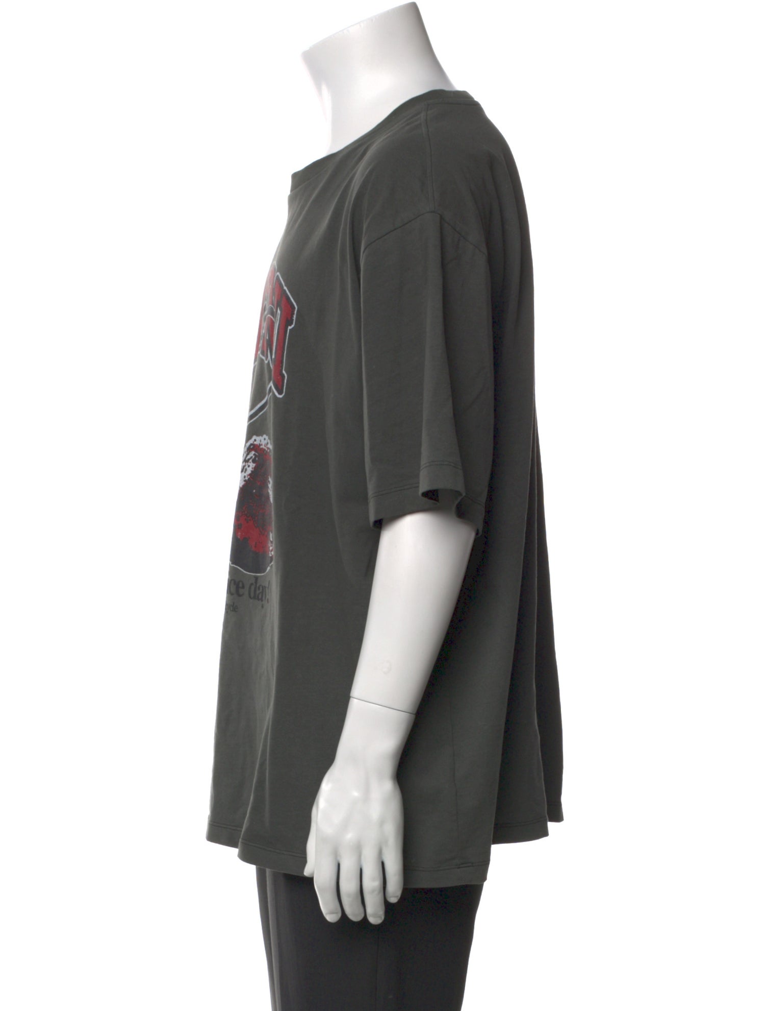 Ganni Graphic Print Crew Neck T-Shirt