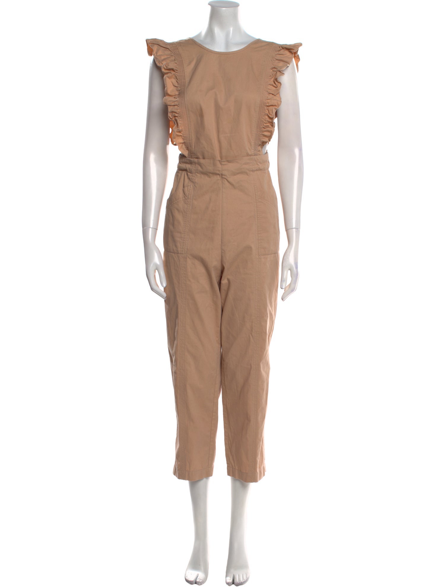 Ganni Scoop Neck Jumpsuit
