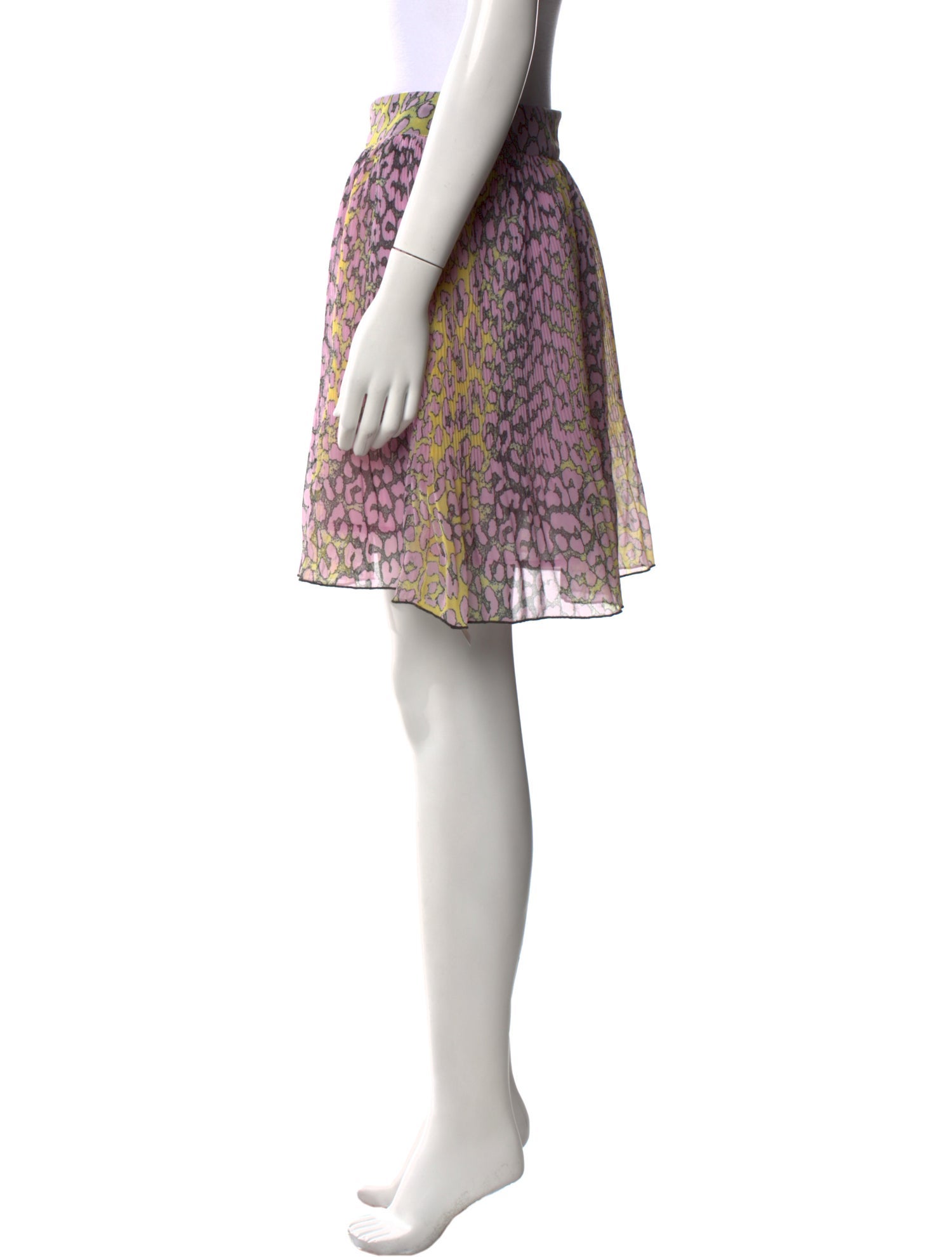 Ganni Floral Print Knee-Length Skirt