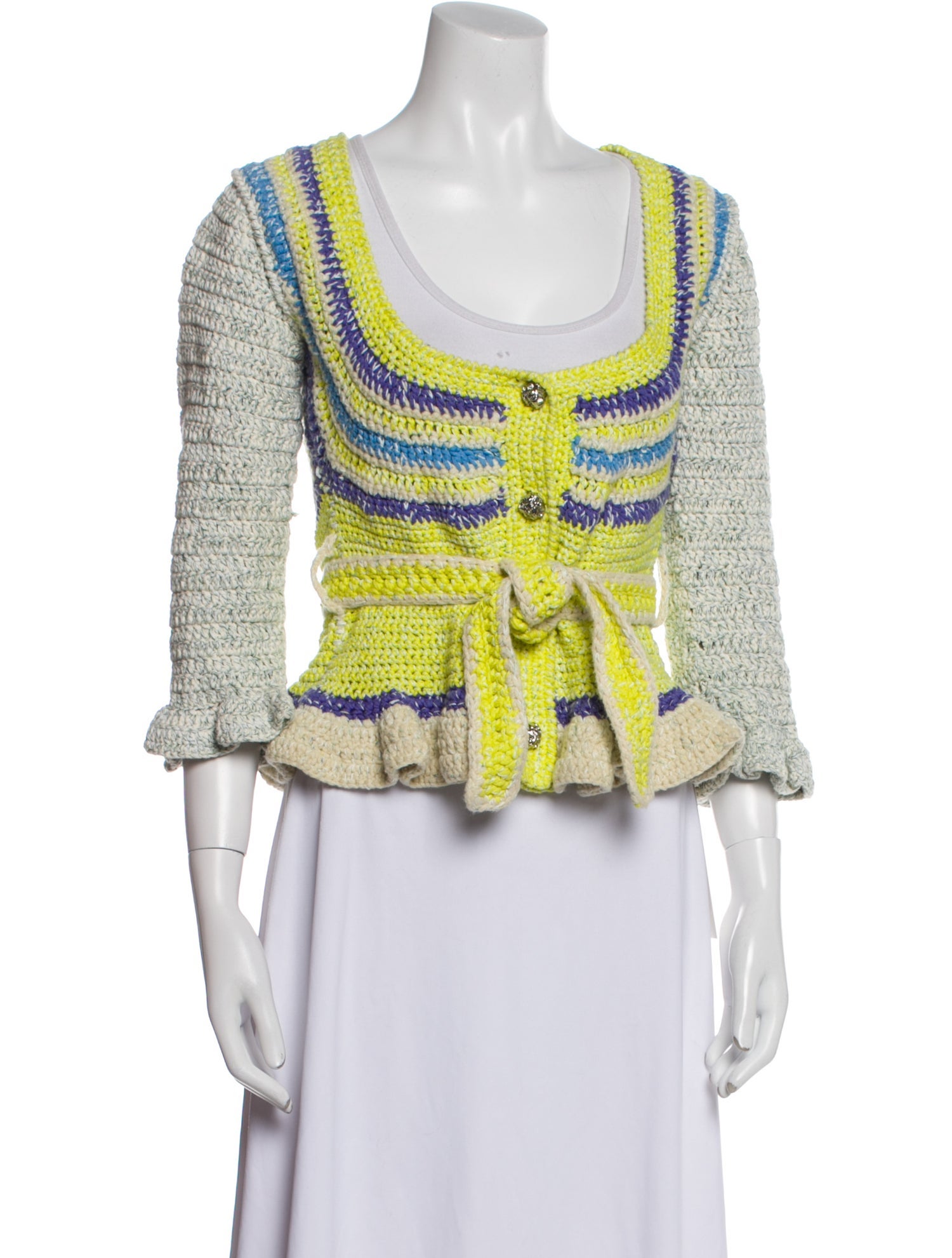 Ganni Tweed Pattern Jacket