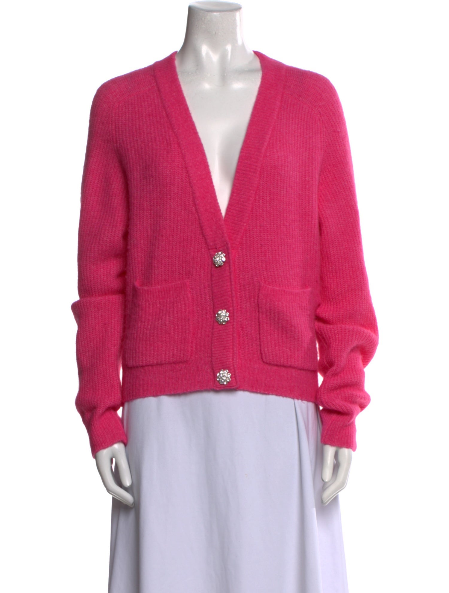 Ganni V-Neck Sweater