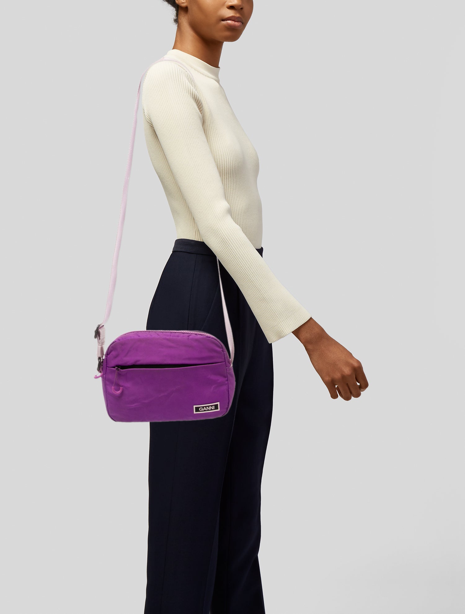 Ganni Nylon Crossbody Bag