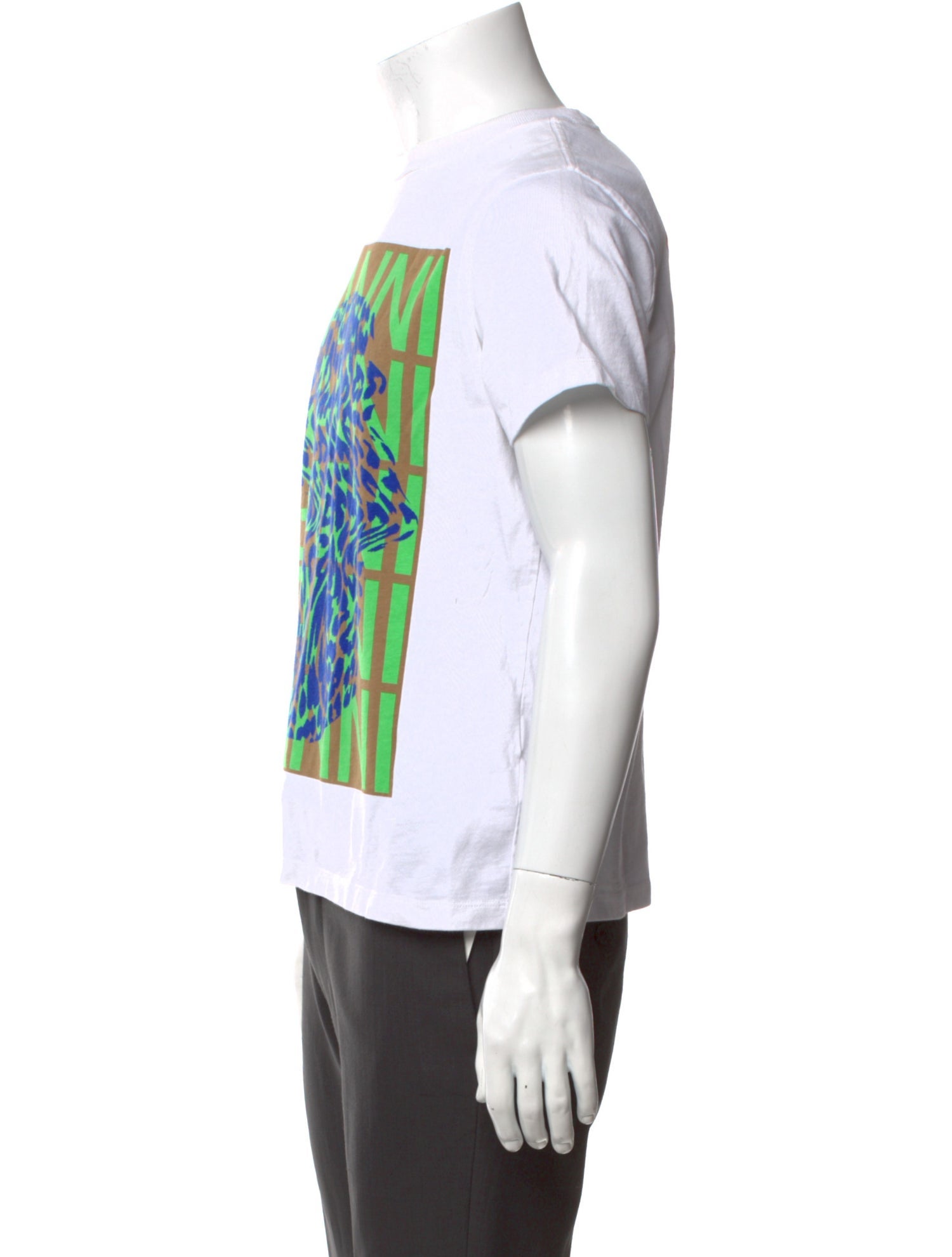 Ganni Graphic Print Crew Neck T-Shirt