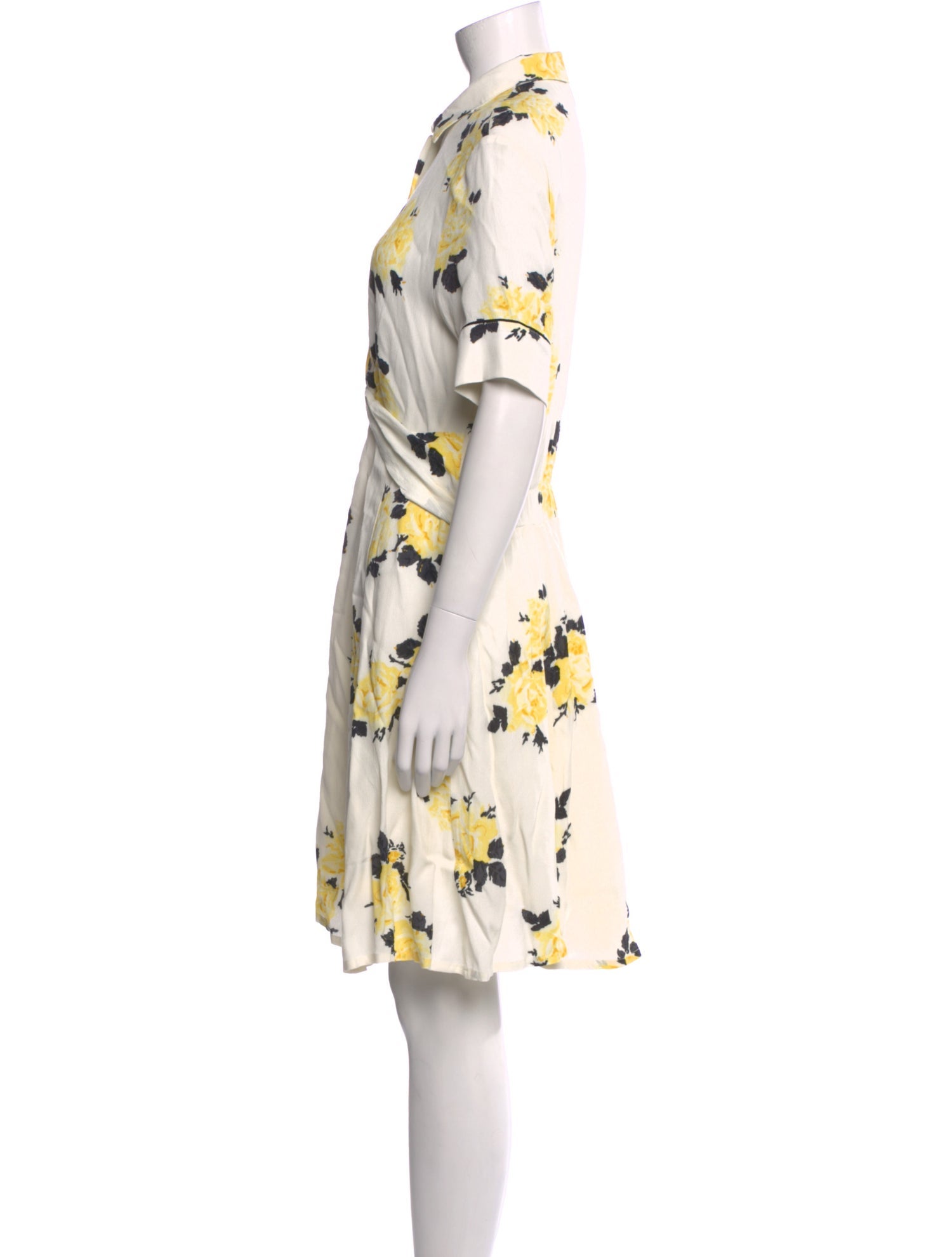 Ganni Floral Print Mini Dress