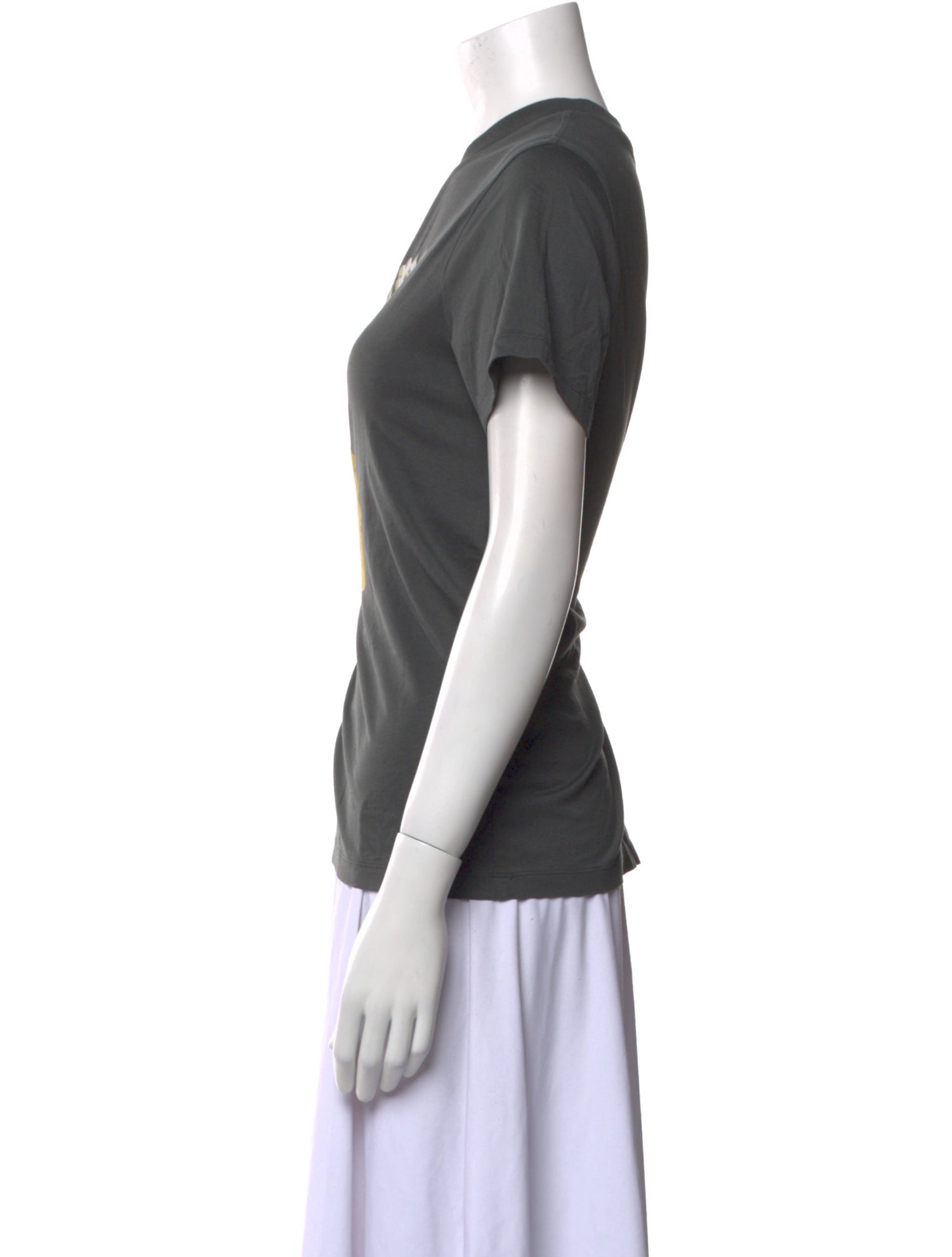 Ganni Graphic Print Crew Neck T-Shirt w/ Tags