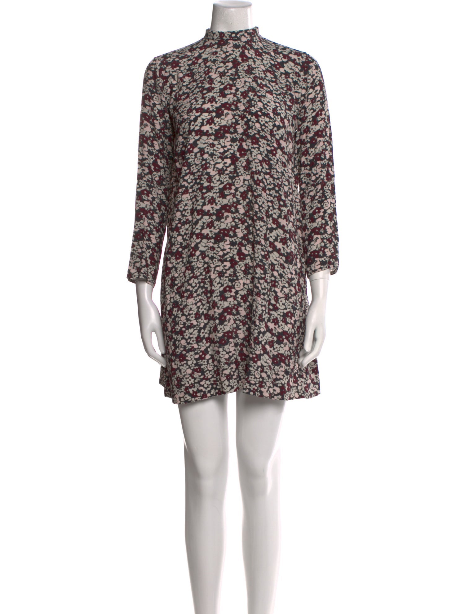 Ganni Floral Print Mini Dress
