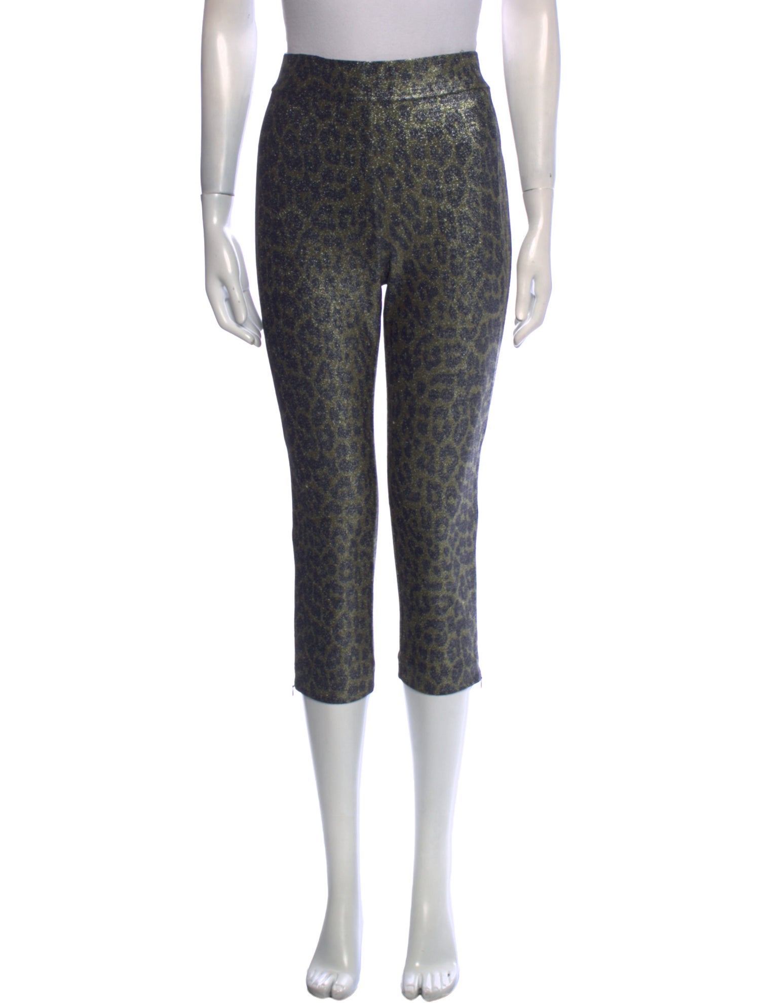 Ganni Printed Straight Leg Pants
