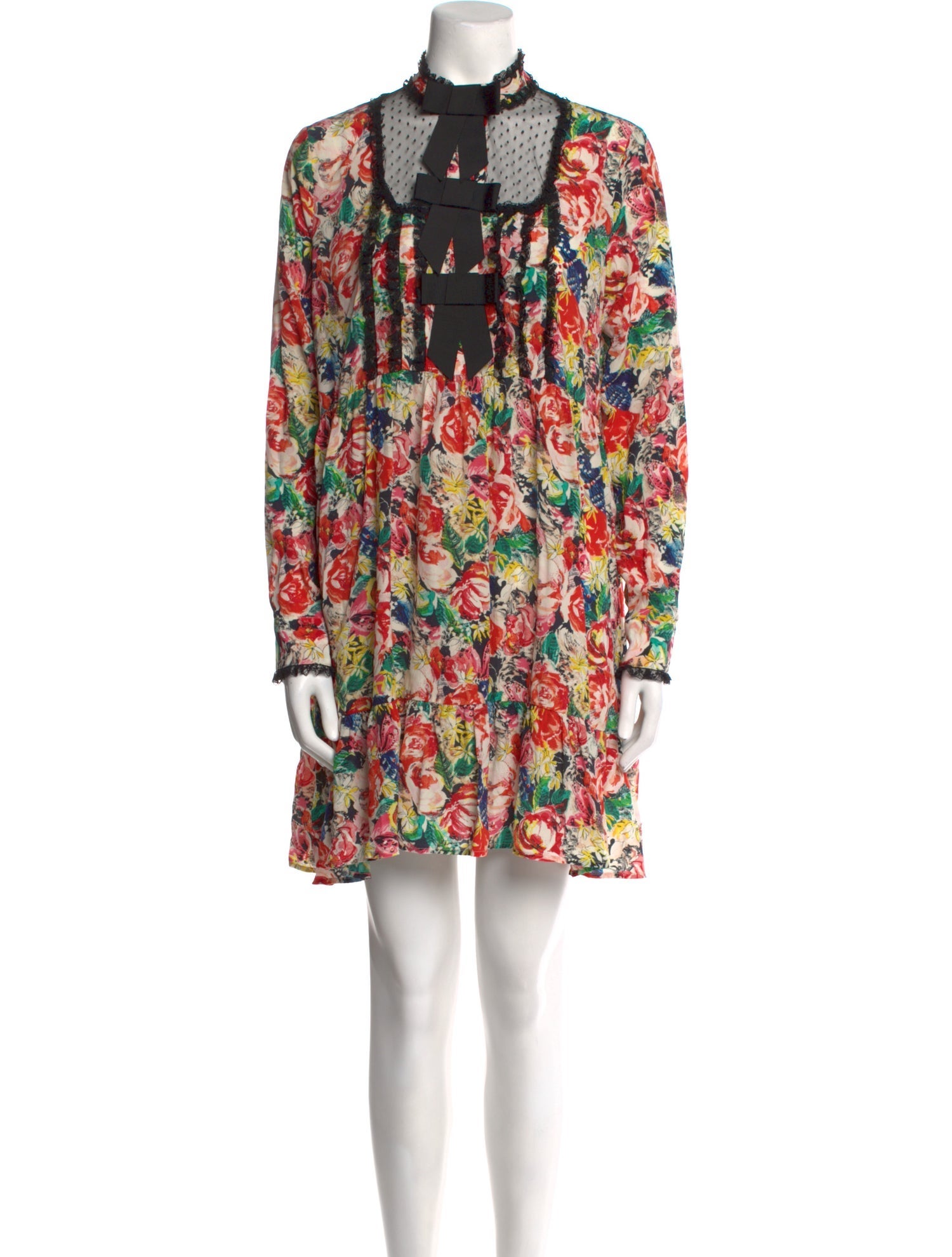 Ganni Silk Mini Dress