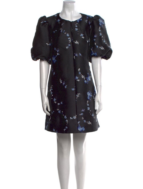 Ganni Floral Print Mini Dress