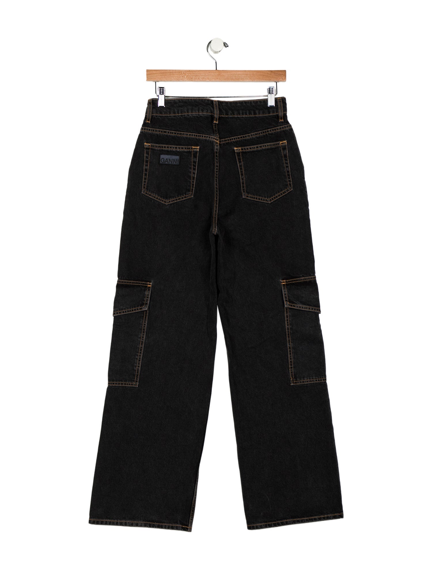Ganni High-Rise Wide Leg Jeans