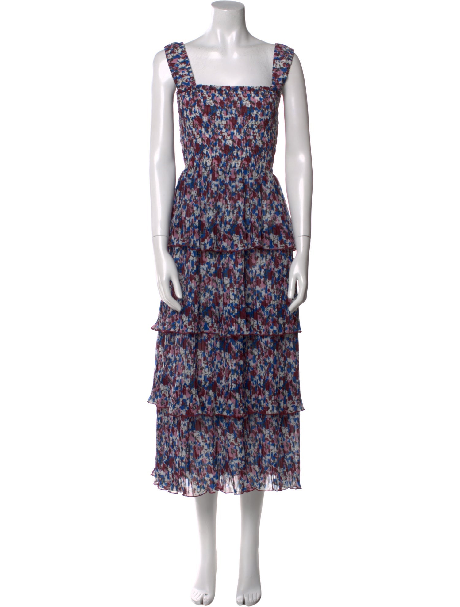 Ganni Printed Long Dress