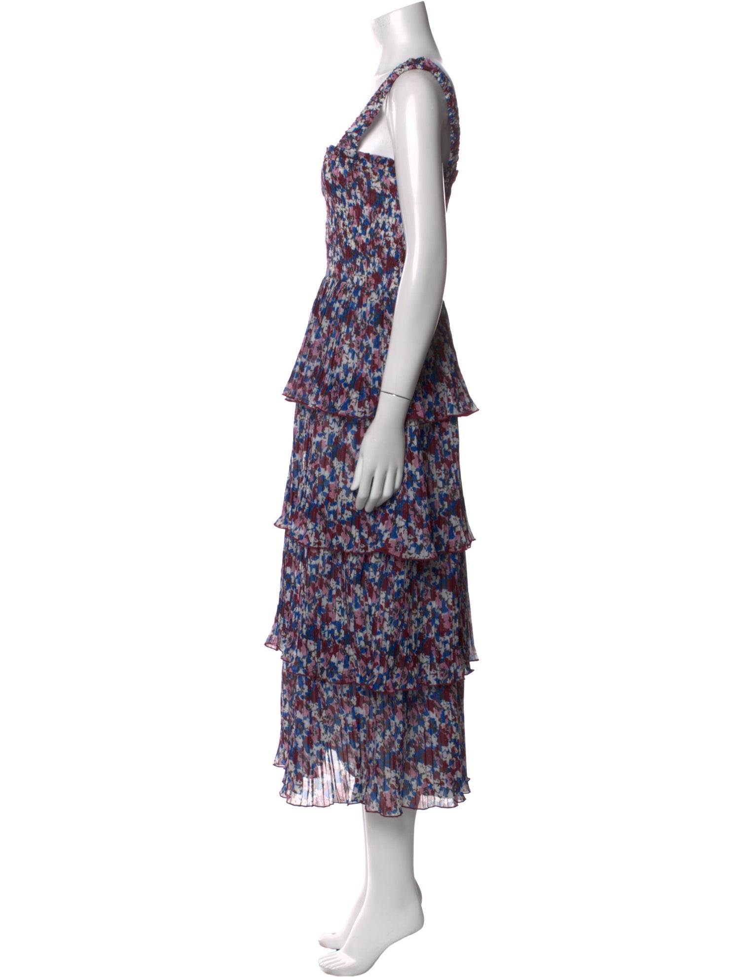 Ganni Printed Long Dress