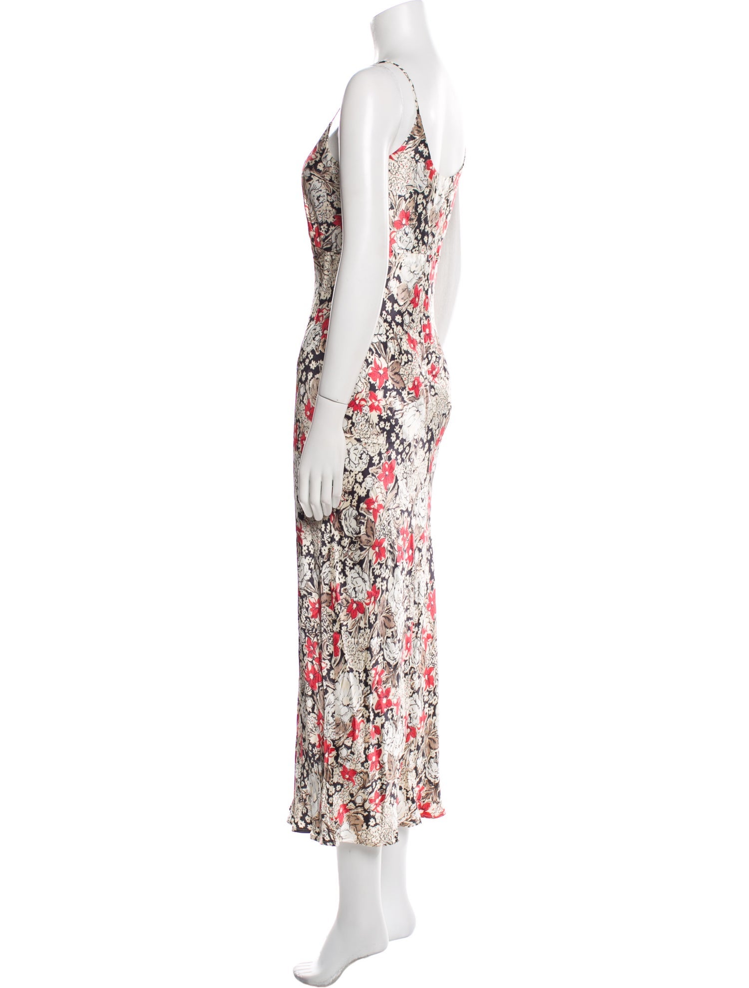 Ganni Floral Print Long Dress
