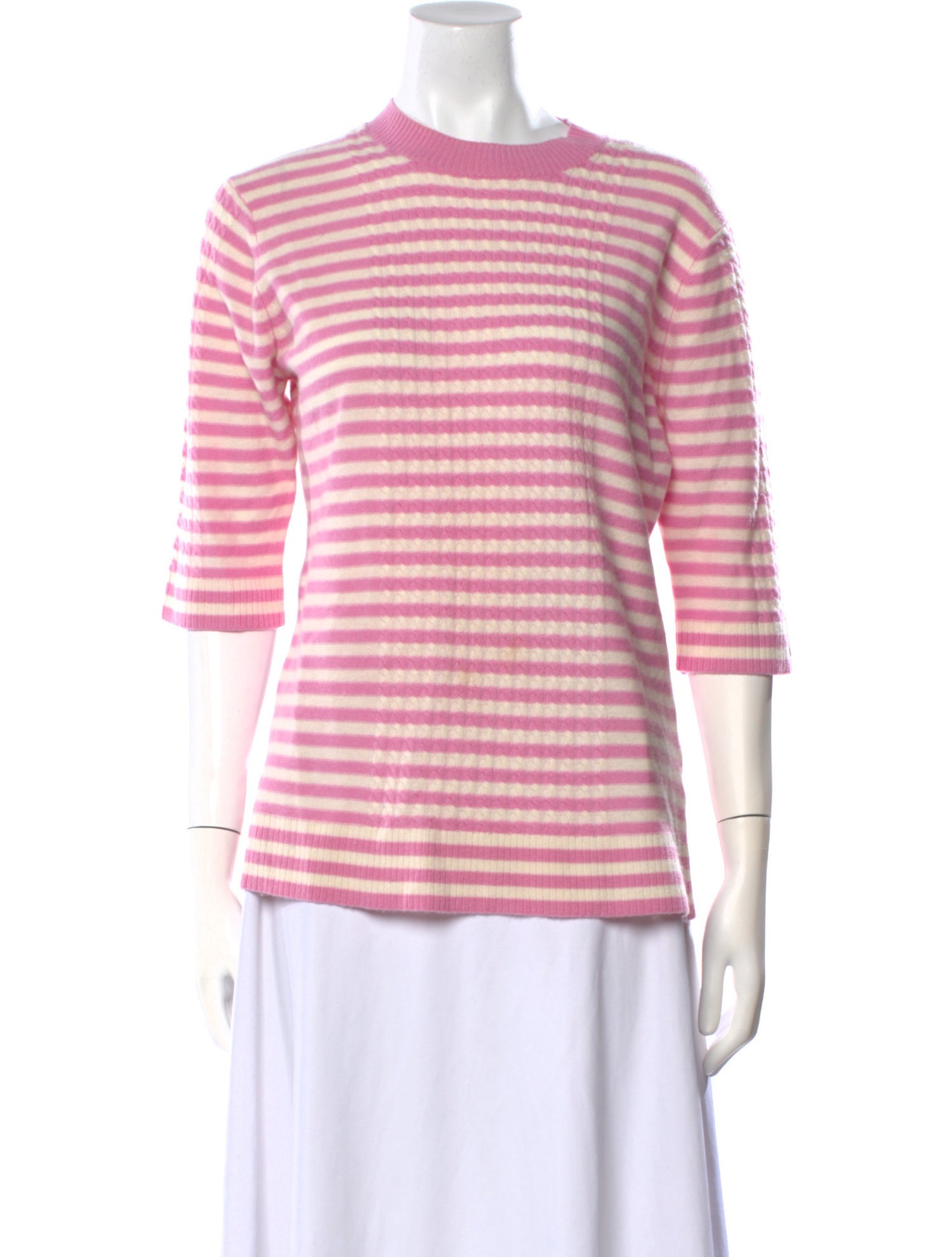 Ganni Wool Striped Sweater