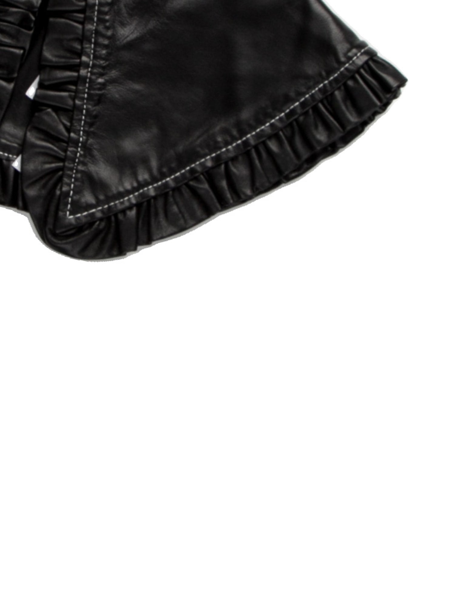 Ganni Leather Shawl w/ Tags